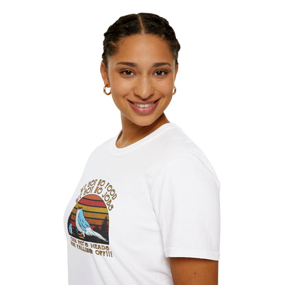 Our Pet's Head's Our Heads Are Falling Off Unisex Softstyle Tee