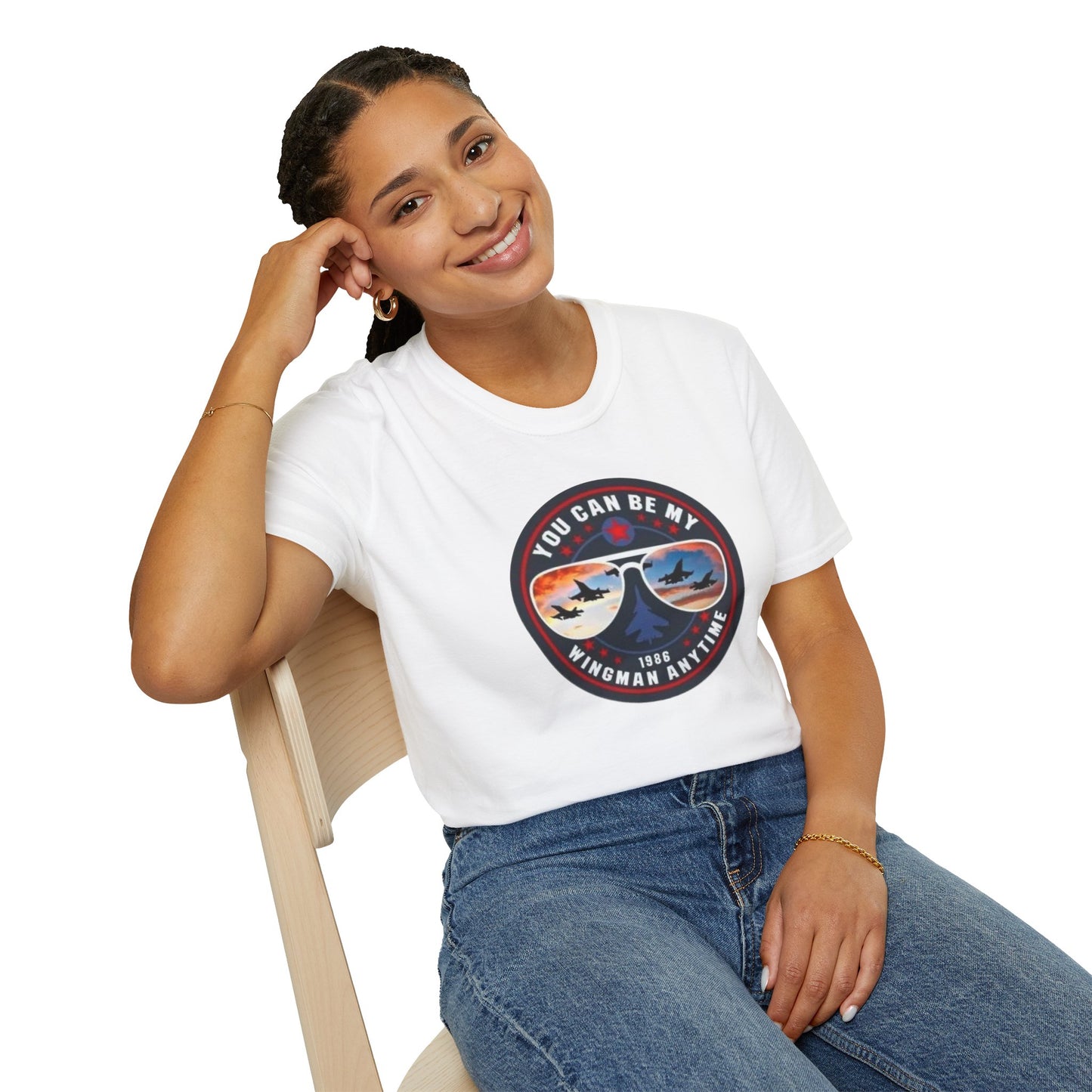 Wingman Top Gun  Unisex Softstyle Tee