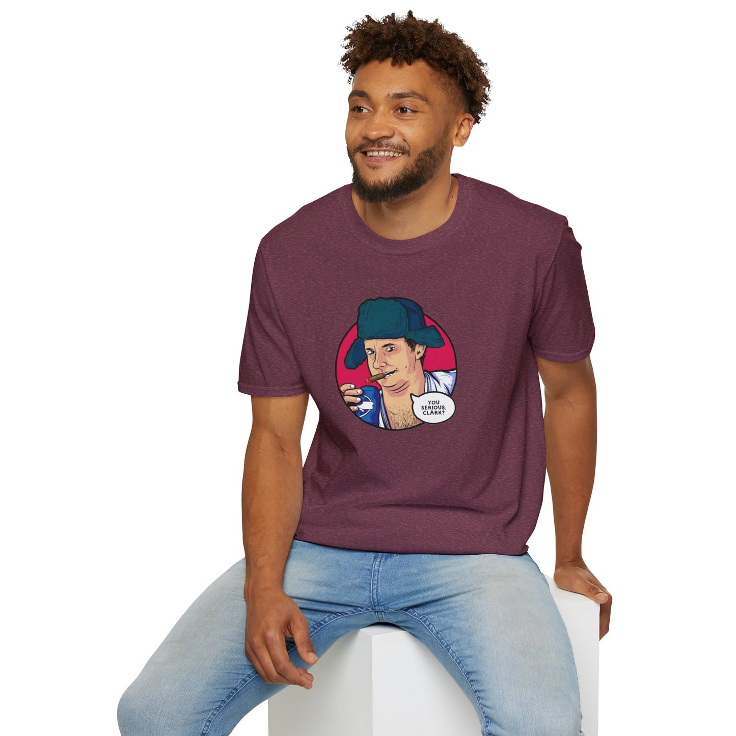 You Serious Clark? Unisex Softstyle Tee