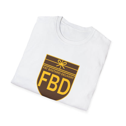 Fat Bastard Delivery Service Unisex Softstyle Tee