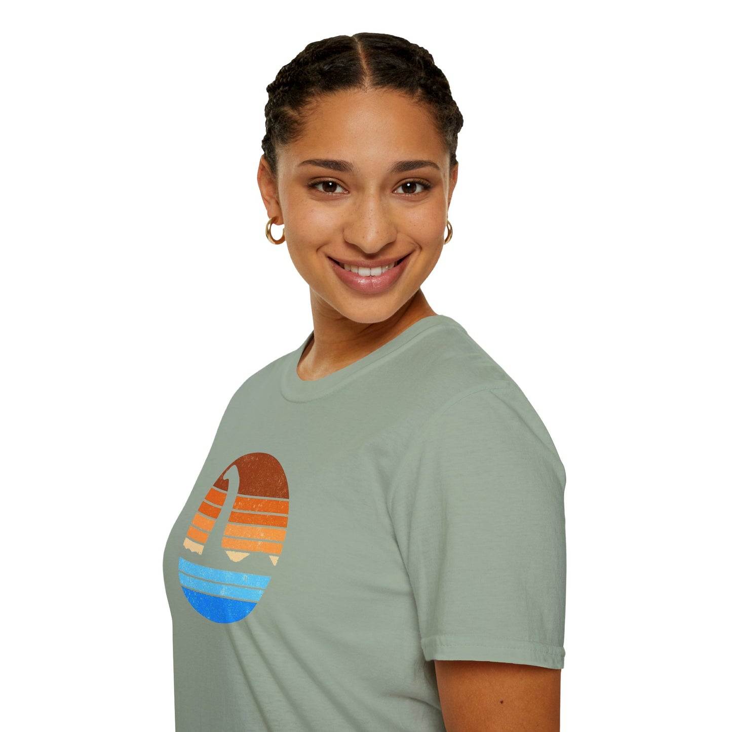 Nessy Loch Ness Monster Unisex Softstyle Tee