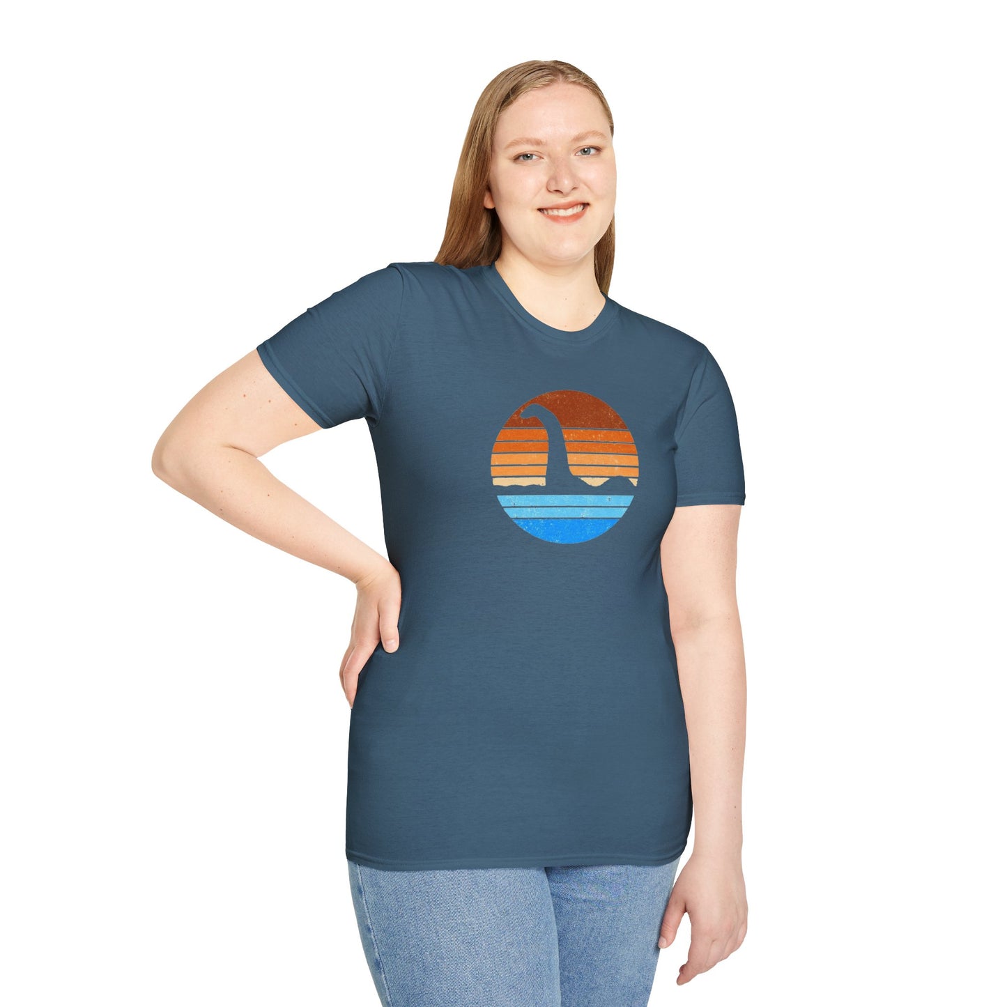 Nessy Loch Ness Monster Unisex Softstyle Tee