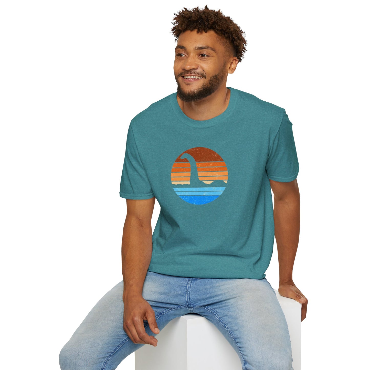 Nessy Loch Ness Monster Unisex Softstyle Tee