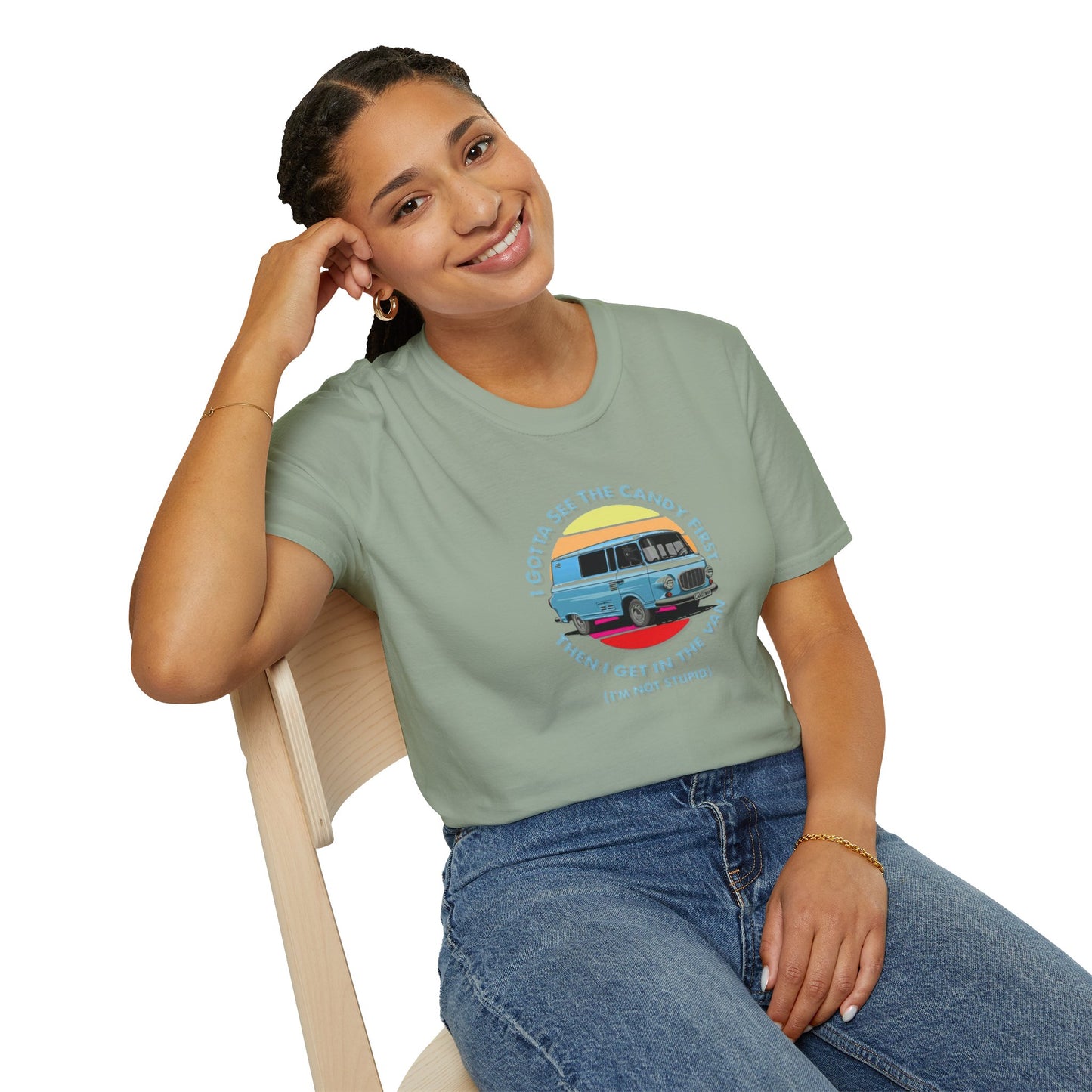 I Gotta See the Candy First Unisex Softstyle Tee