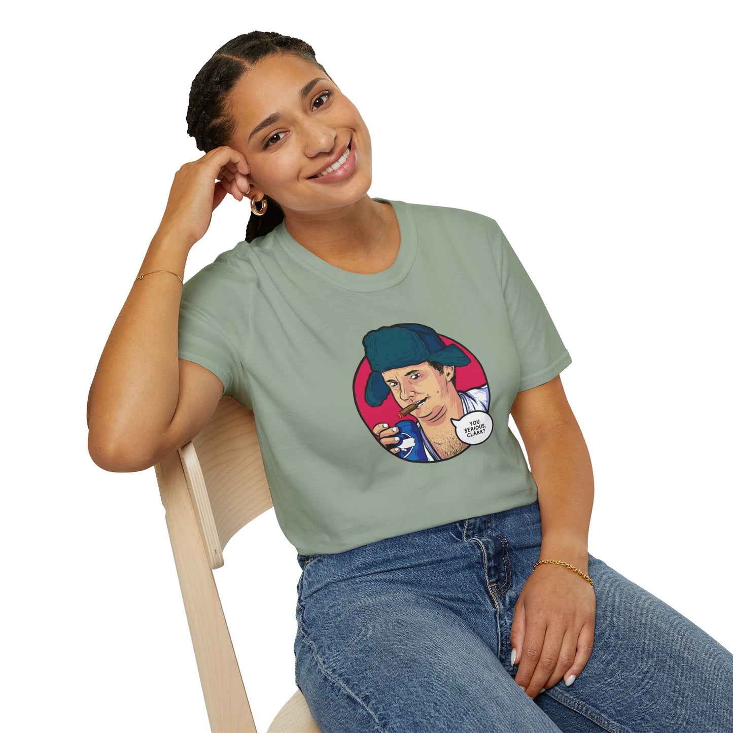 You Serious Clark? Unisex Softstyle Tee