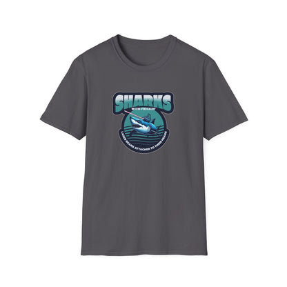 Sharks With Laser Beams Unisex Softstyle Tee