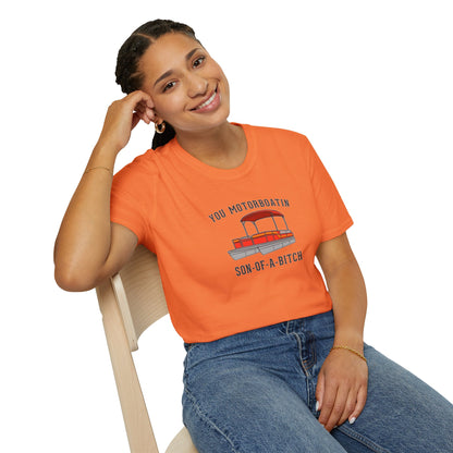 Motor Boating Unisex Softstyle Tee