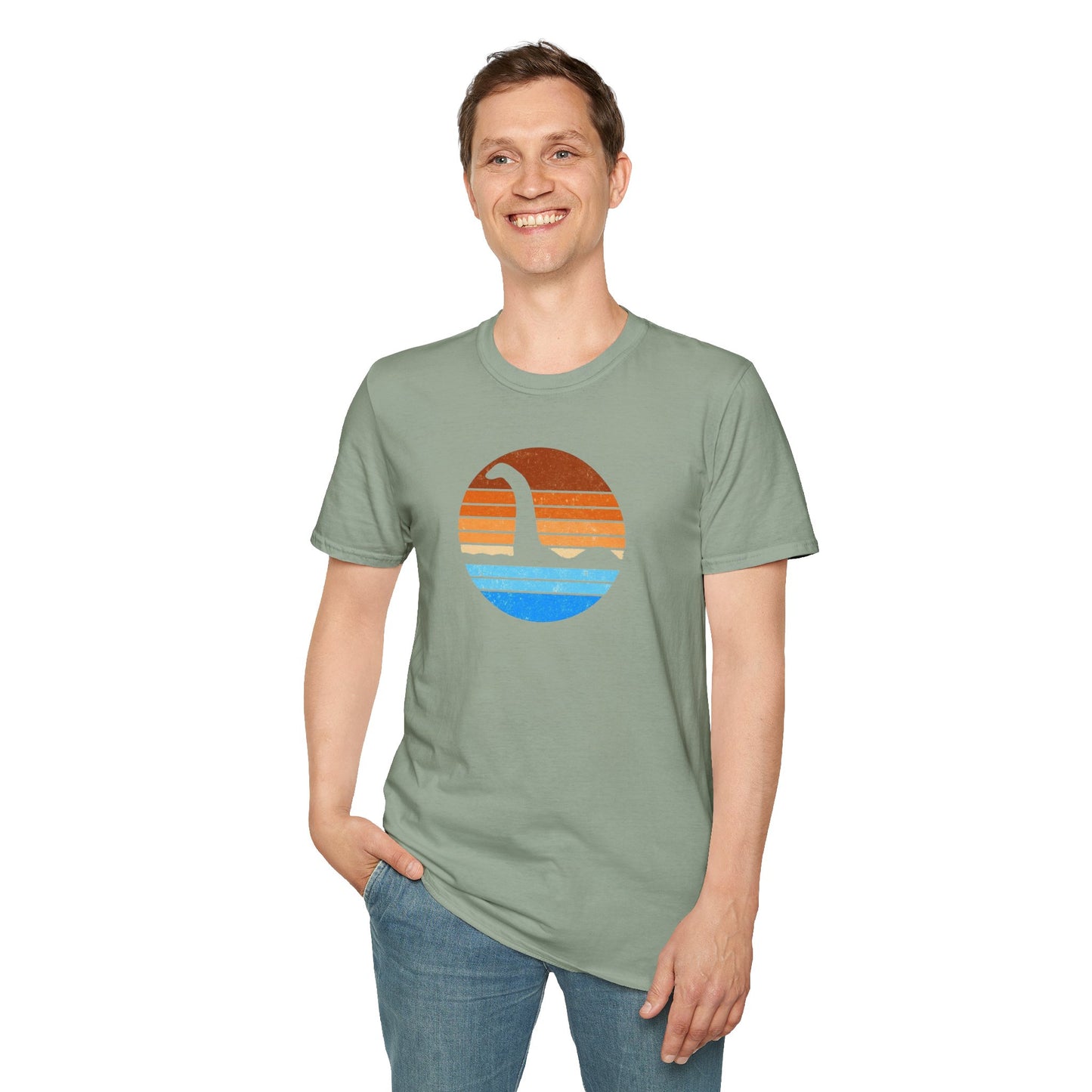 Nessy Loch Ness Monster Unisex Softstyle Tee