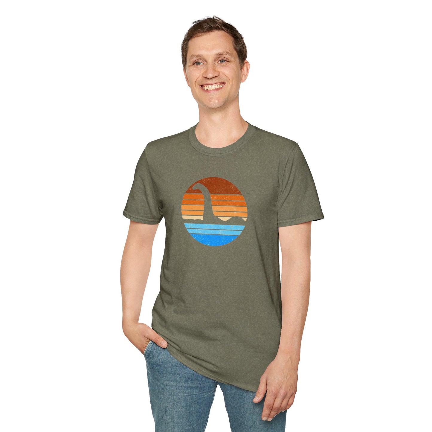 Nessy Loch Ness Monster Unisex Softstyle Tee