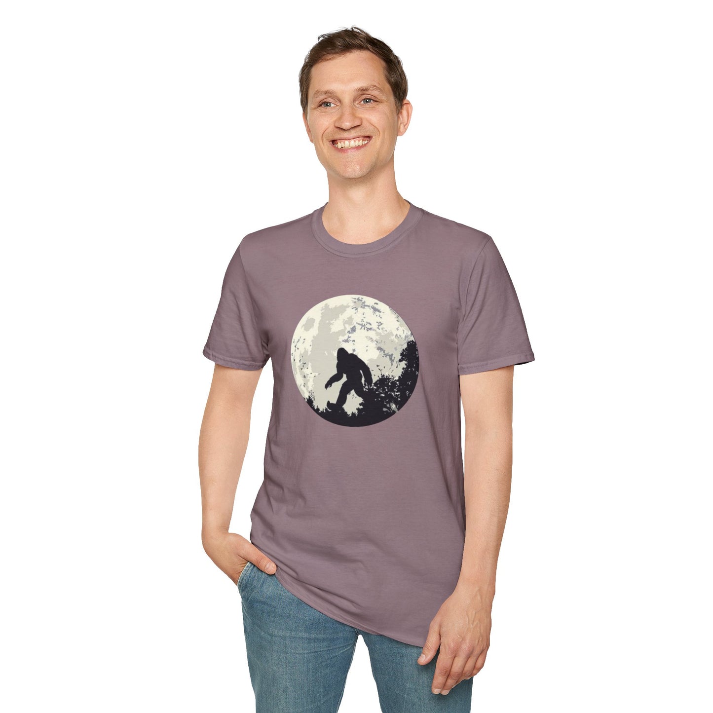 Full Moon Bigfoot Unisex Softstyle Tee