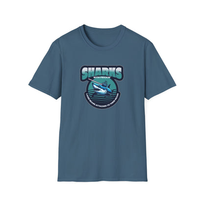 Sharks With Laser Beams Unisex Softstyle Tee