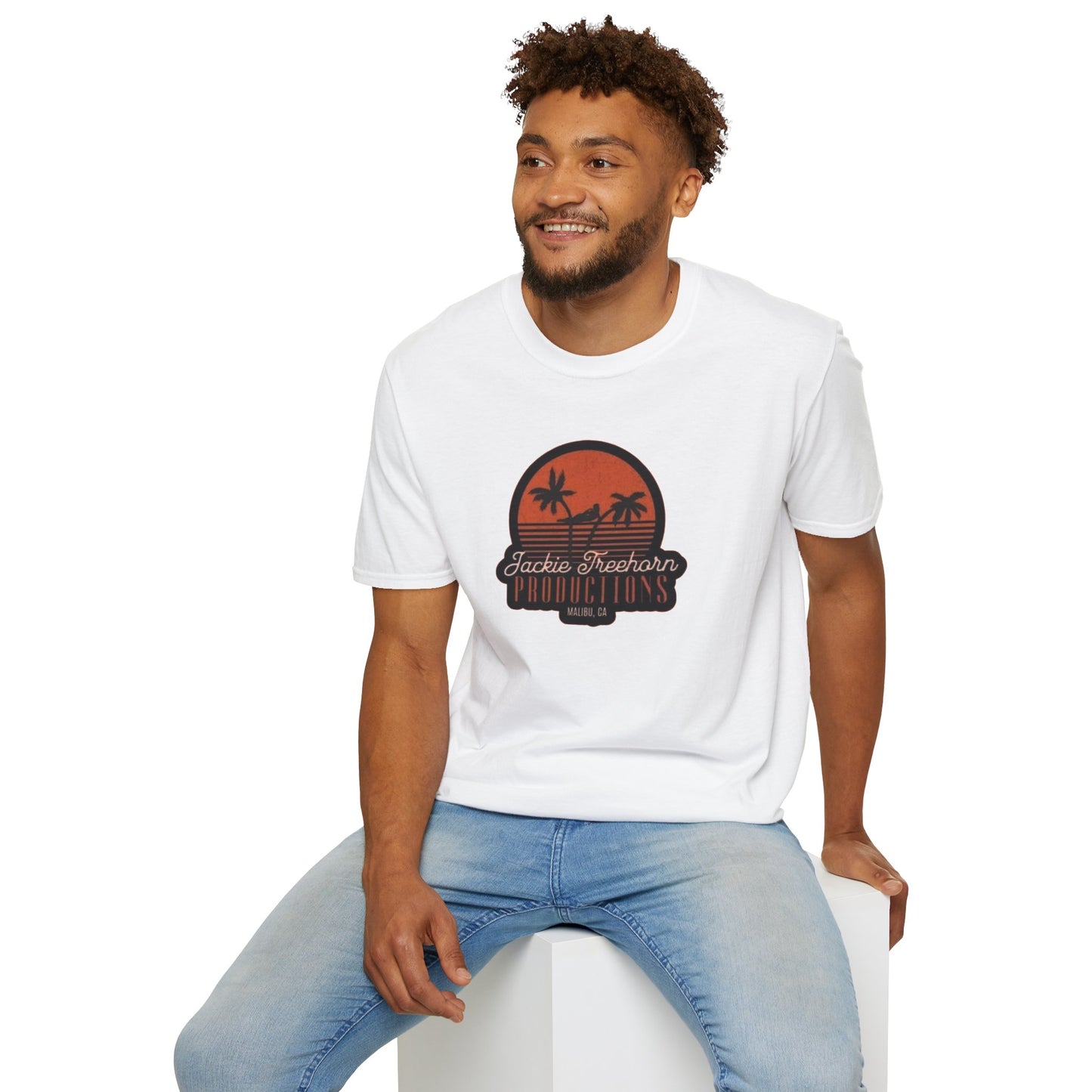 Jackie Treehorn Productions Unisex Softstyle Tee