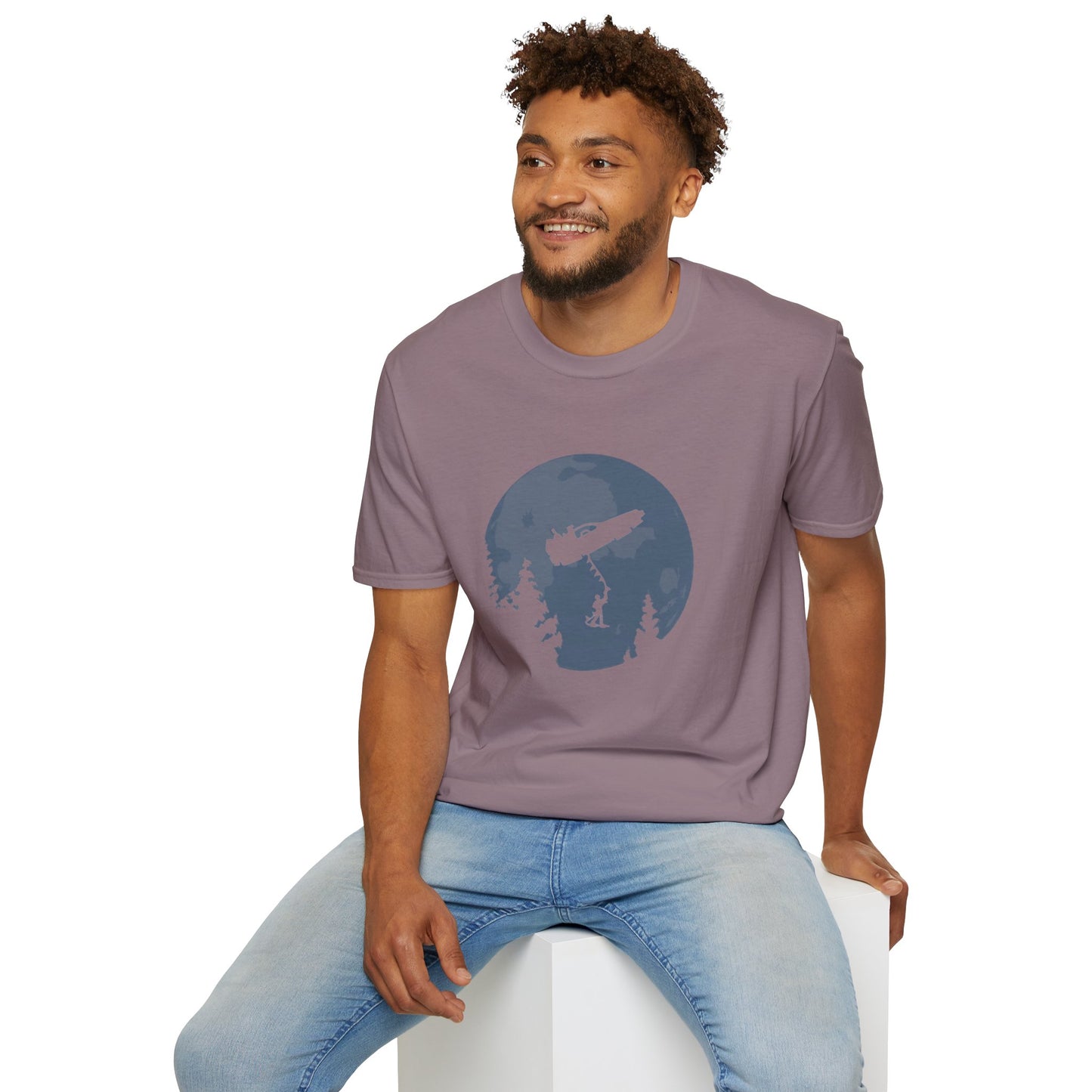 McFly in The Moon Unisex Softstyle Tee