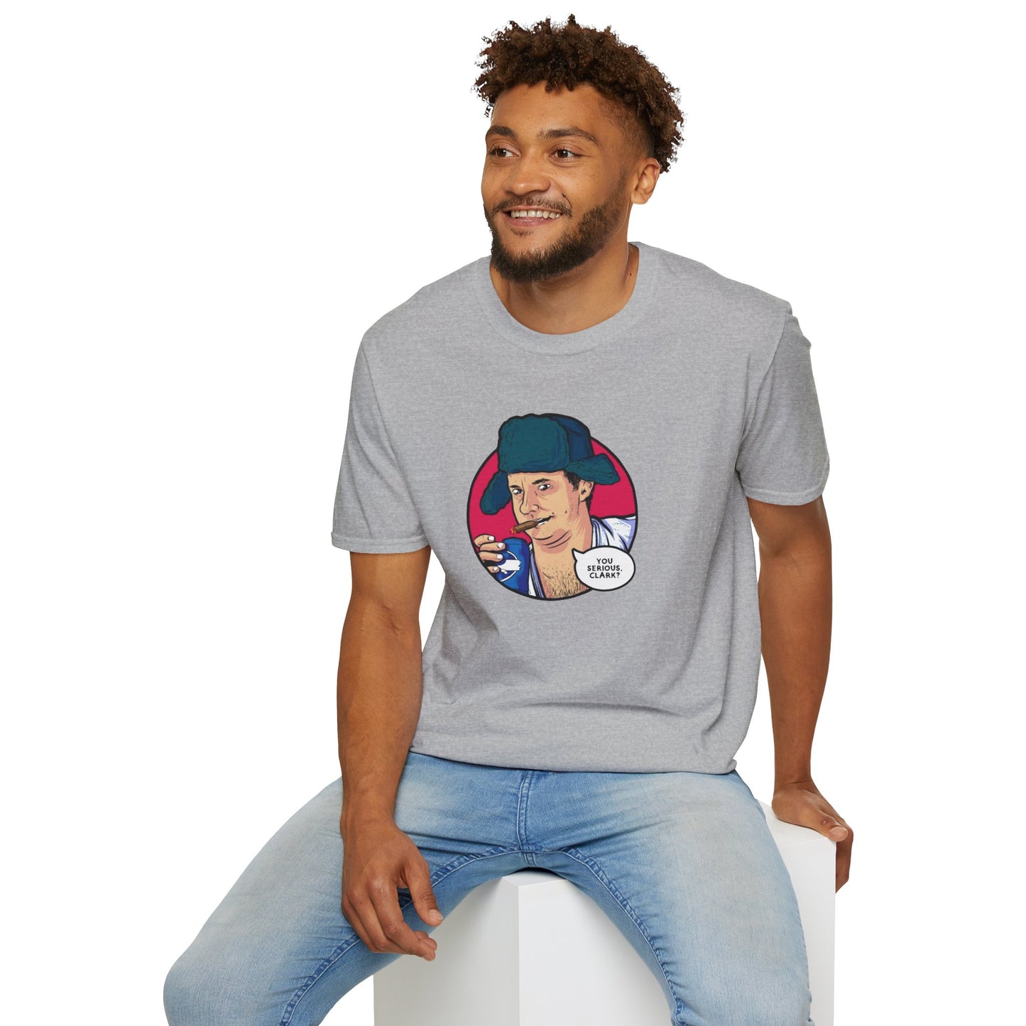 You Serious Clark? Unisex Softstyle Tee