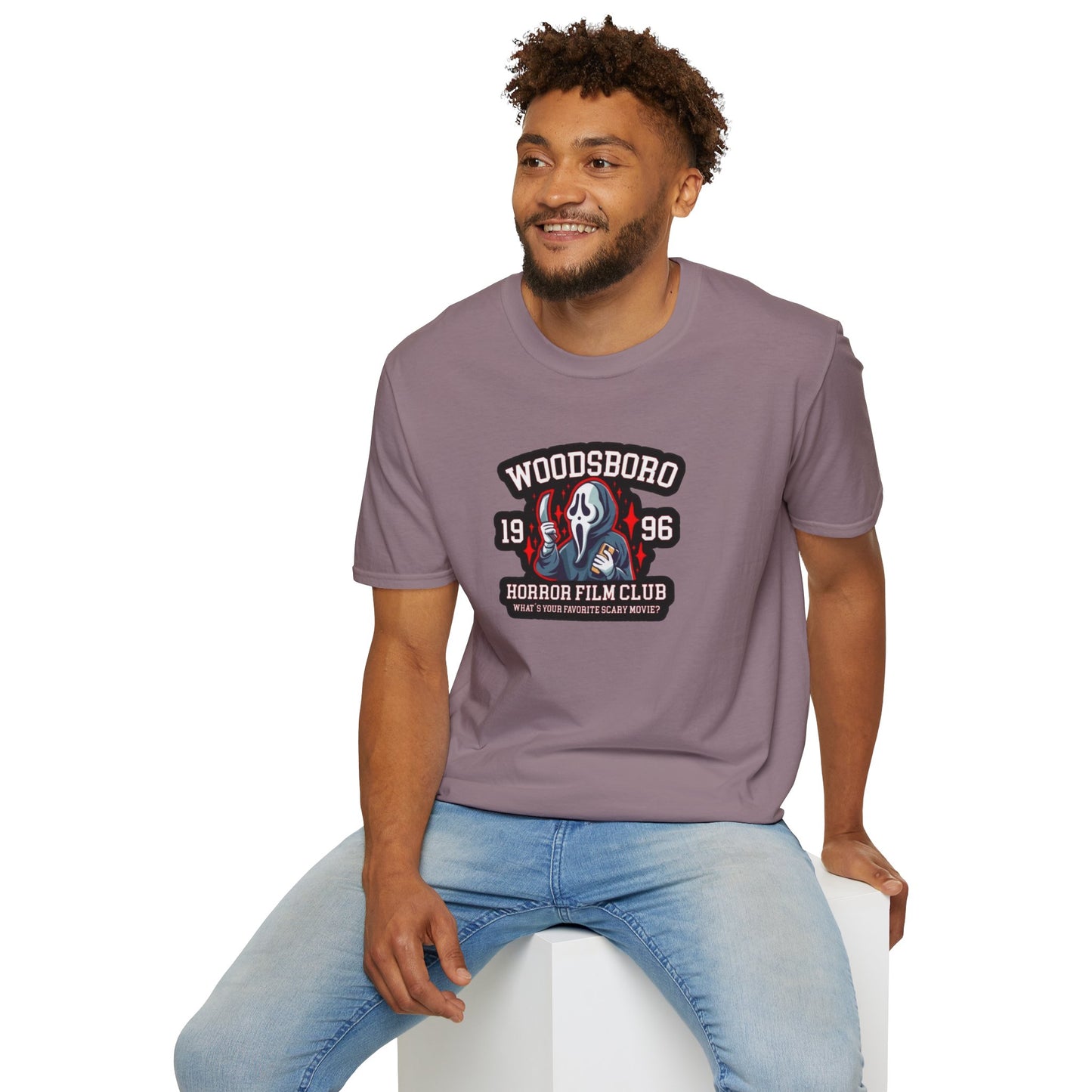 Woodsboro Horror Movie Club Unisex Softstyle Tee