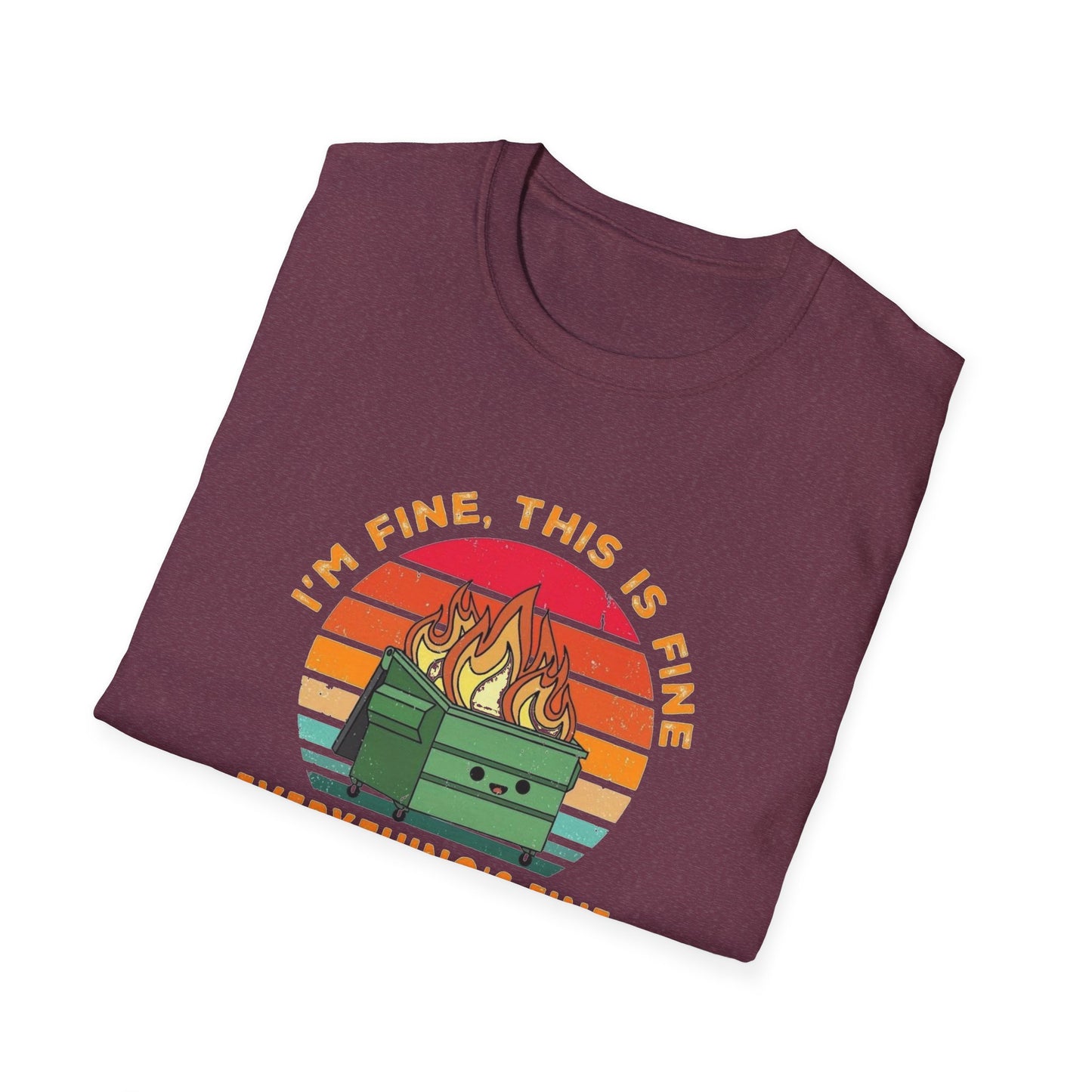 Everything Is Fine Unisex Softstyle Tee