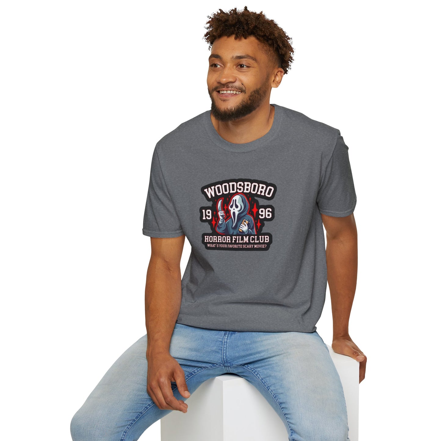 Woodsboro Horror Movie Club Unisex Softstyle Tee