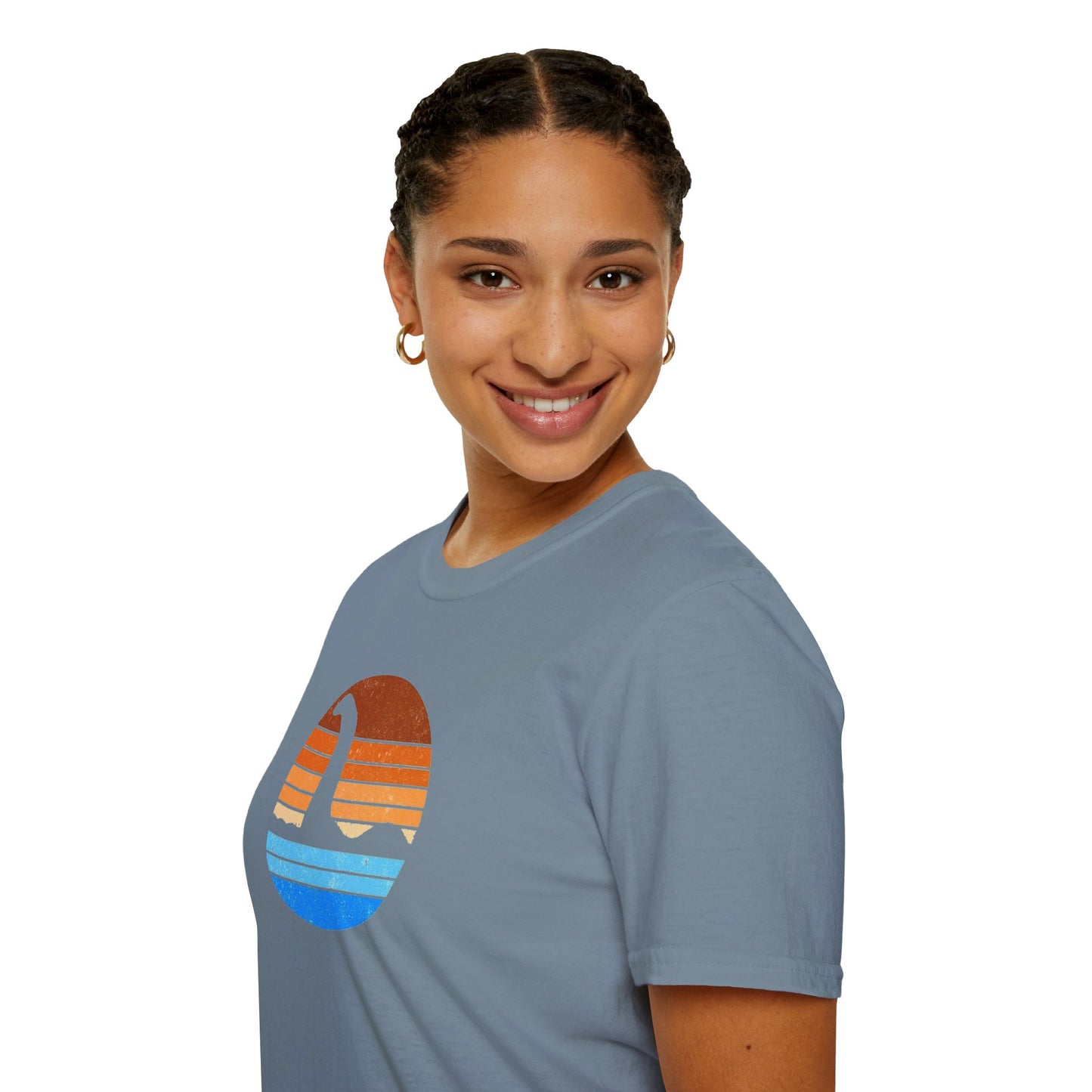 Nessy Loch Ness Monster Unisex Softstyle Tee