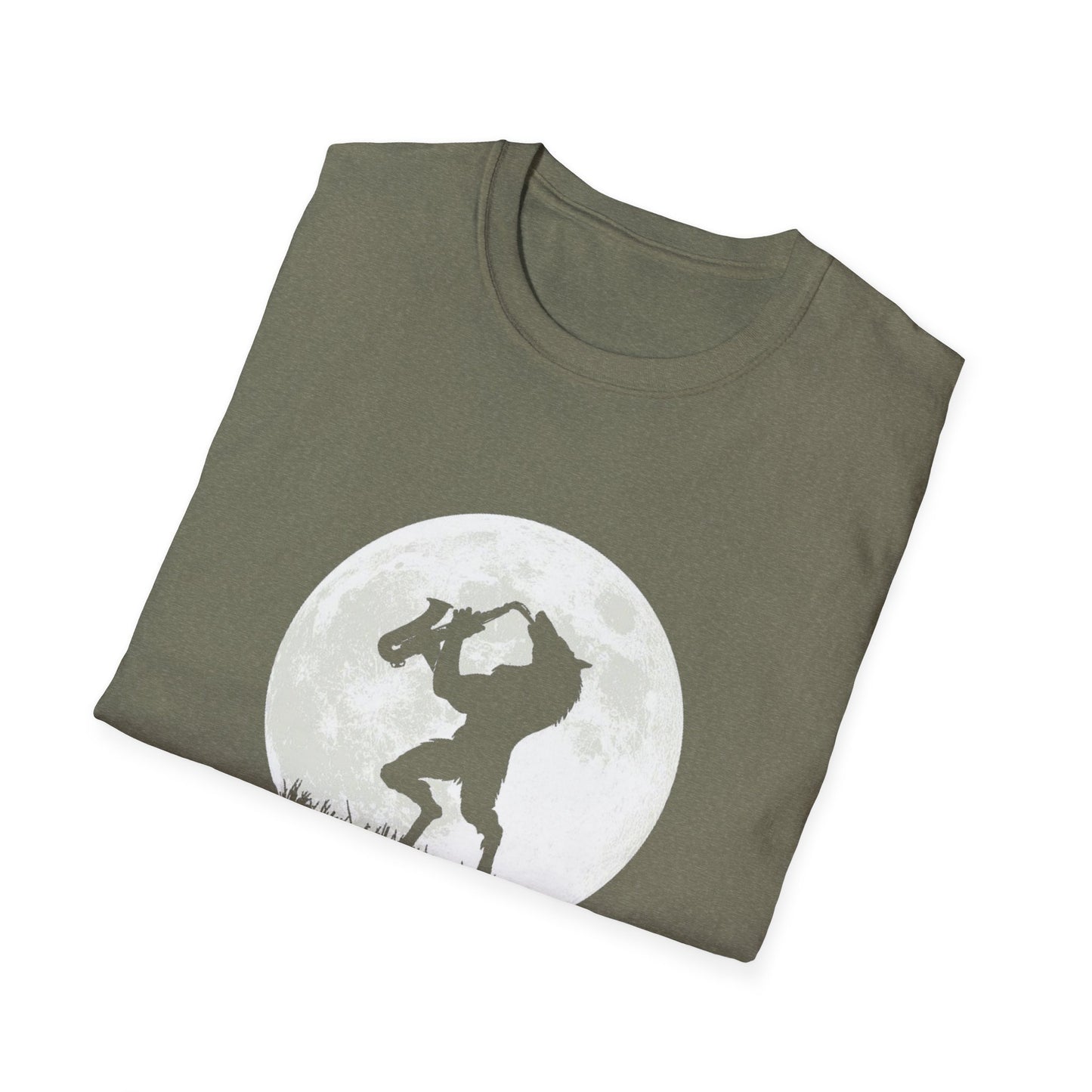 Saxy Jazz Werewolf Unisex Softstyle Tee