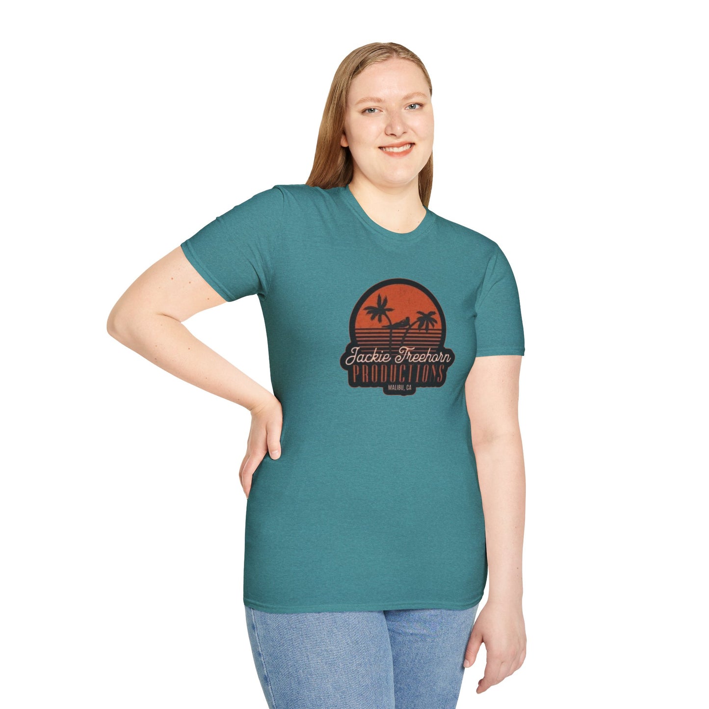 Jackie Treehorn Productions Unisex Softstyle Tee