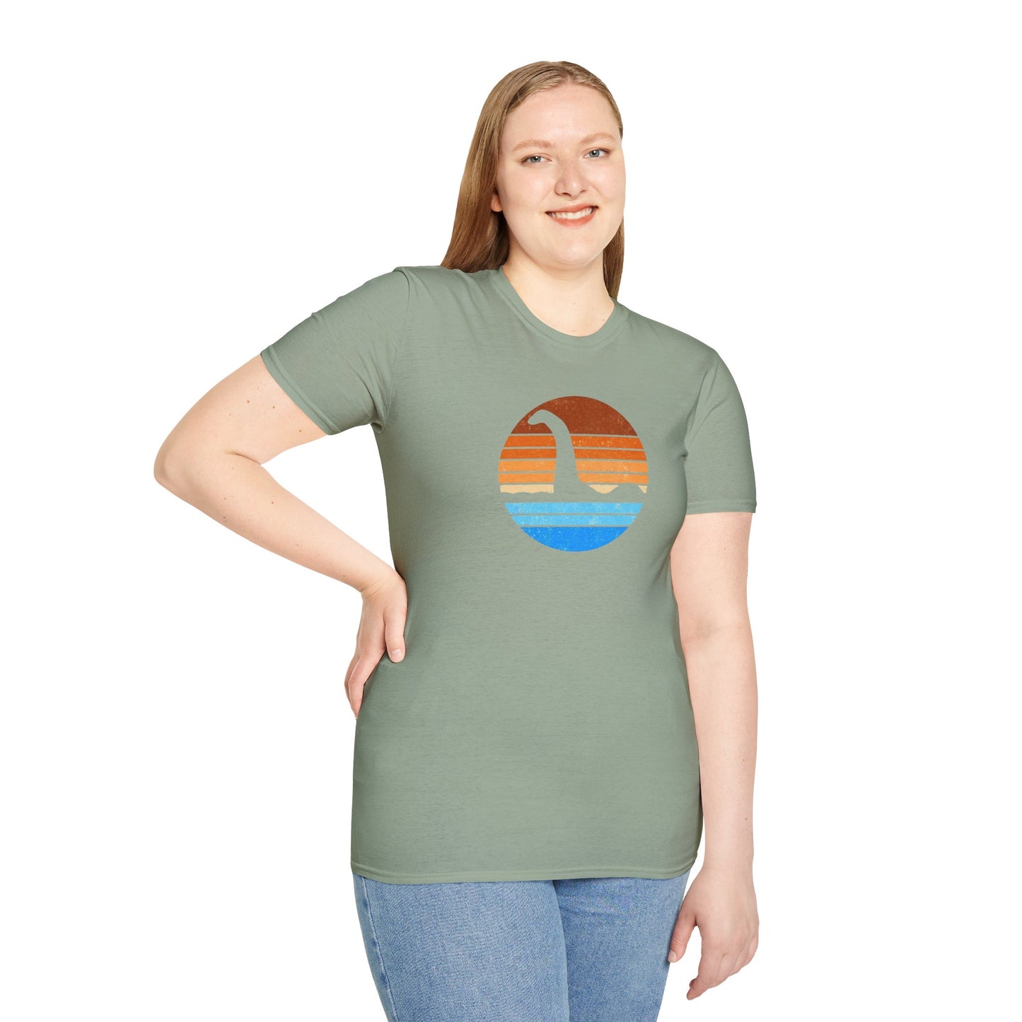 Nessy Loch Ness Monster Unisex Softstyle Tee