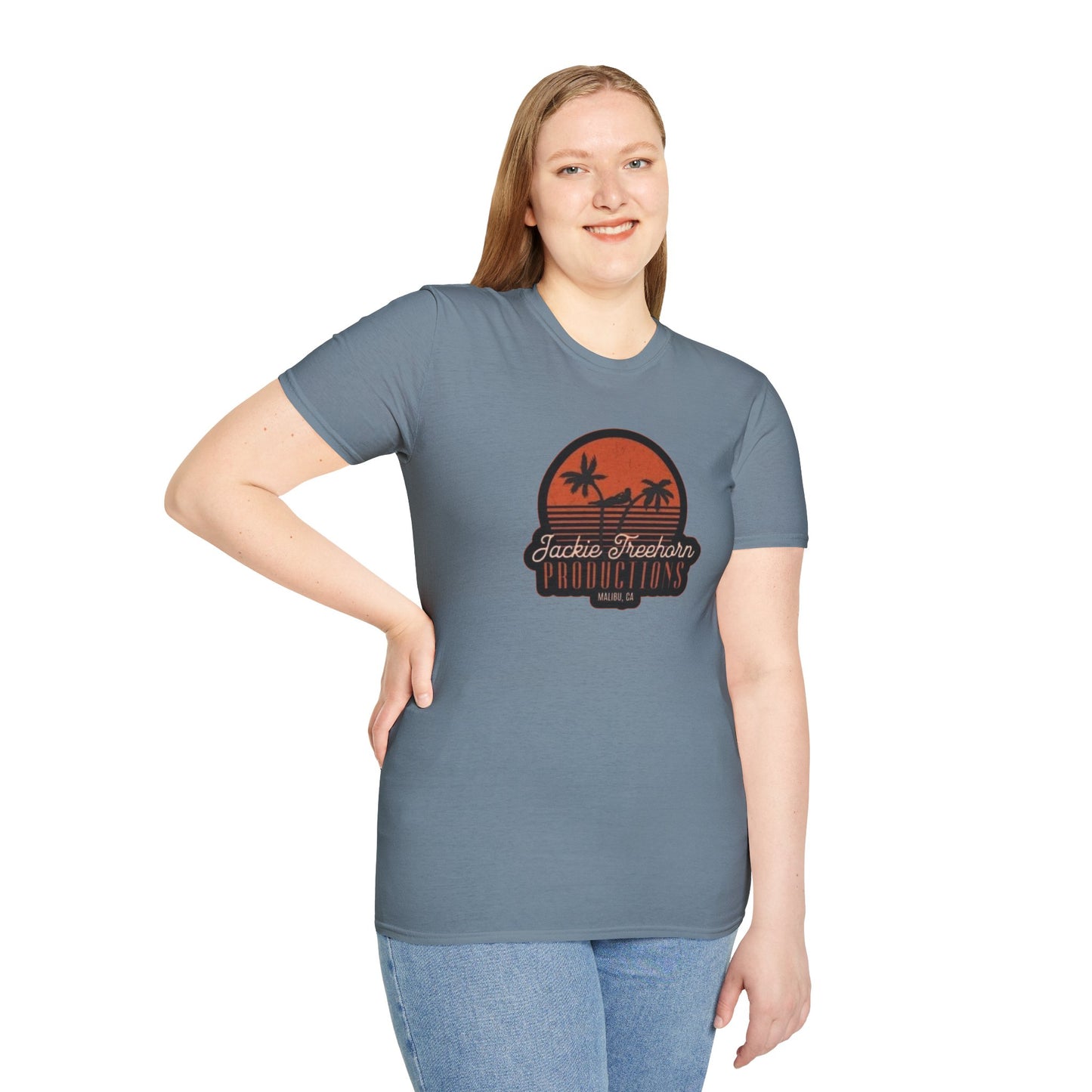 Jackie Treehorn Productions Unisex Softstyle Tee