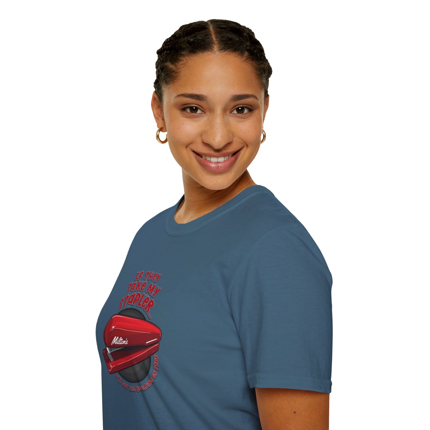 Milton's Stapler Unisex Softstyle Tee