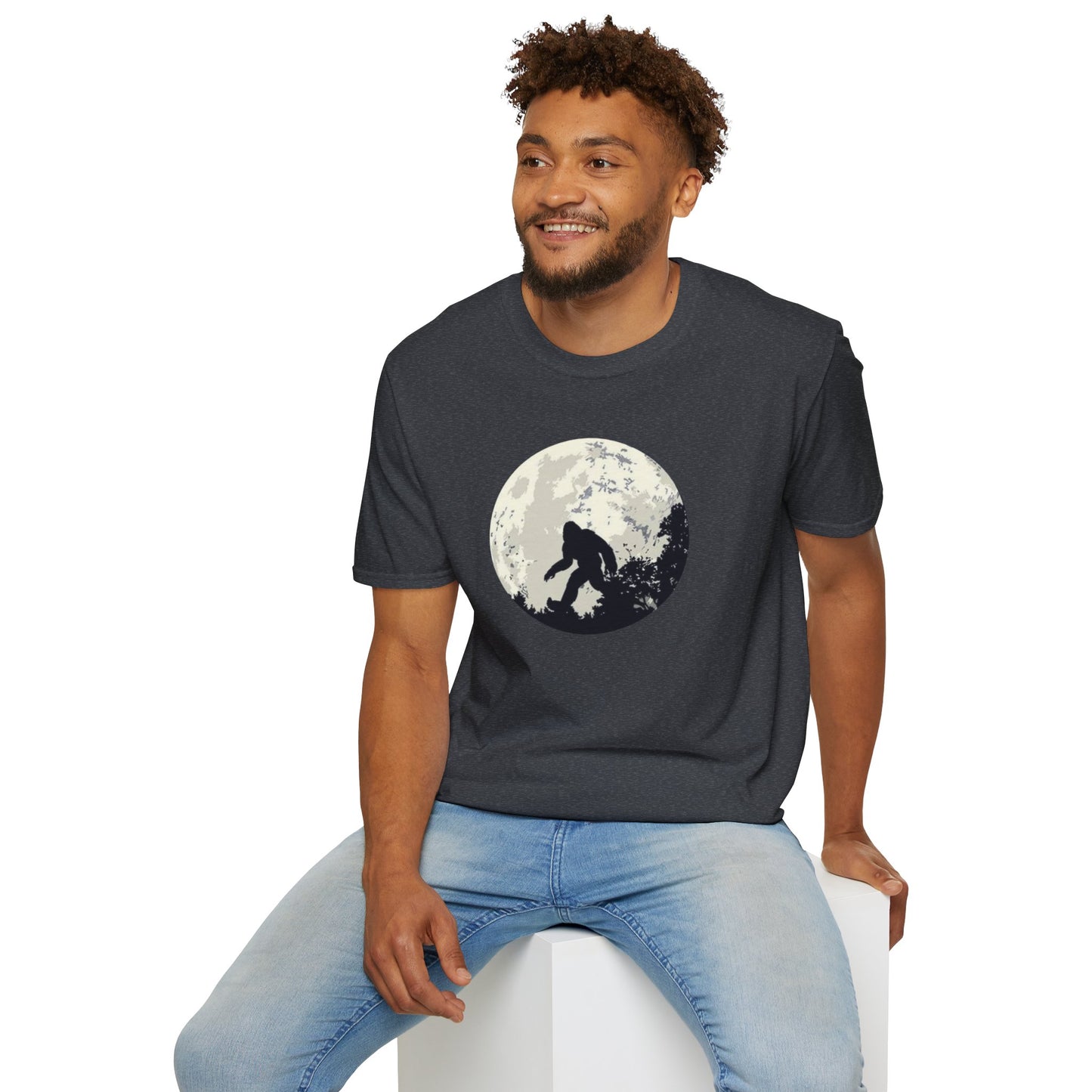 Full Moon Bigfoot Unisex Softstyle Tee