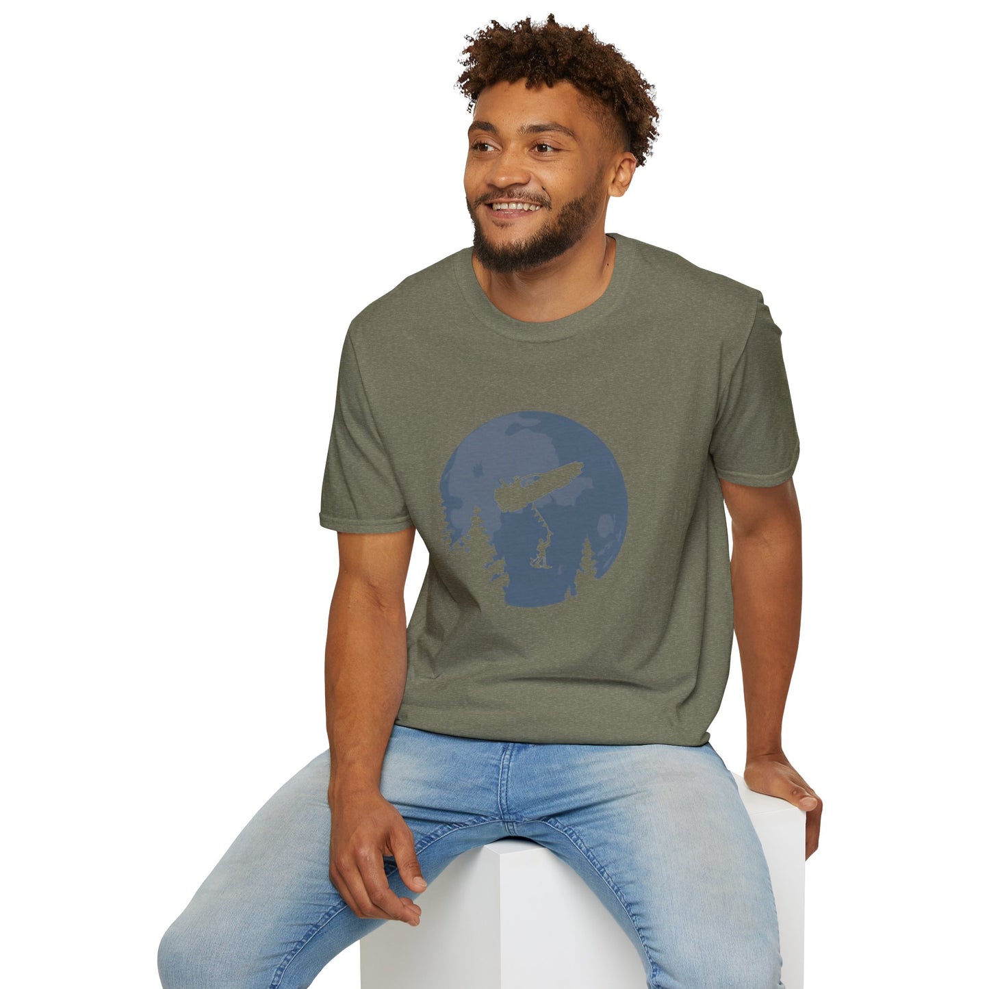 McFly in The Moon Unisex Softstyle Tee