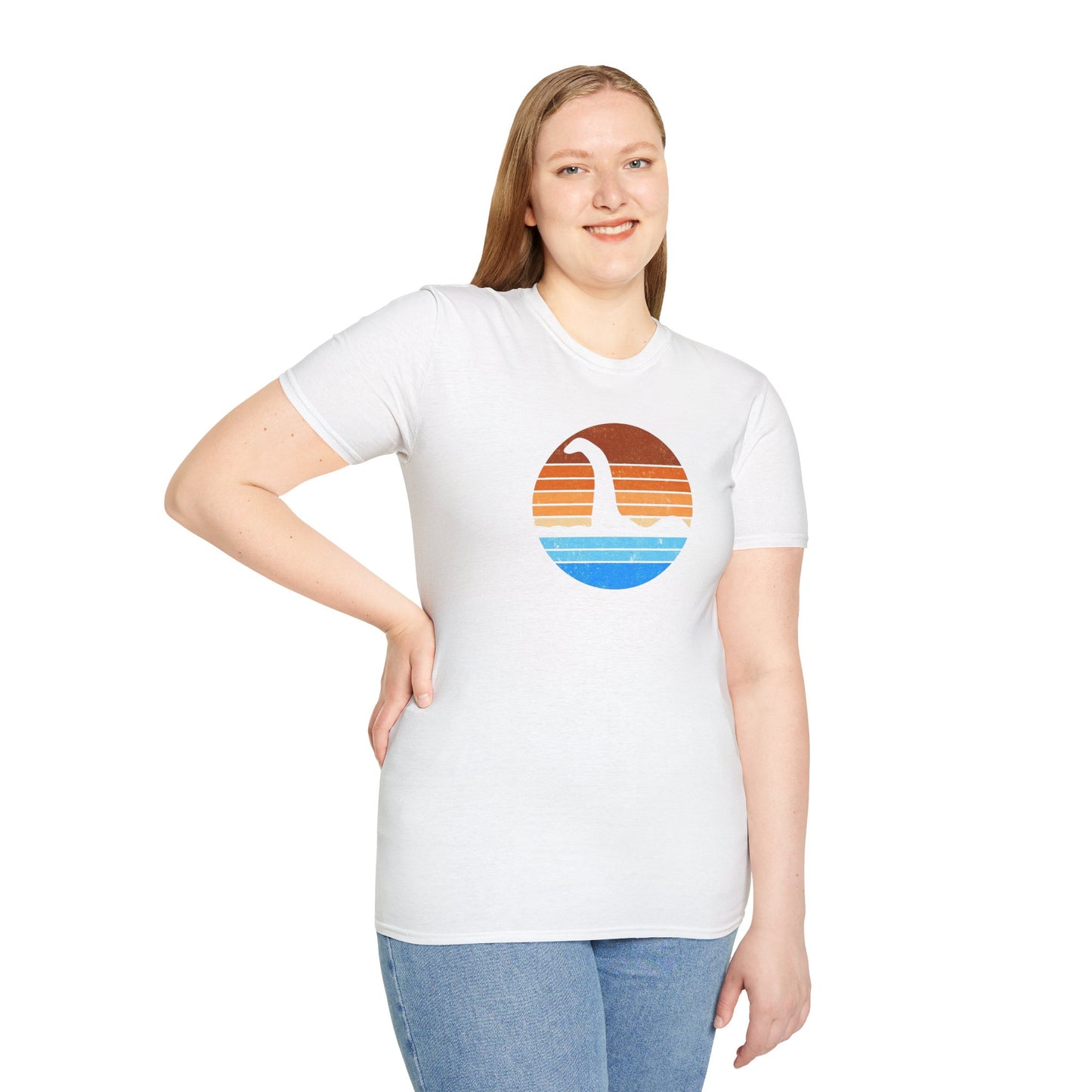 Nessy Loch Ness Monster Unisex Softstyle Tee