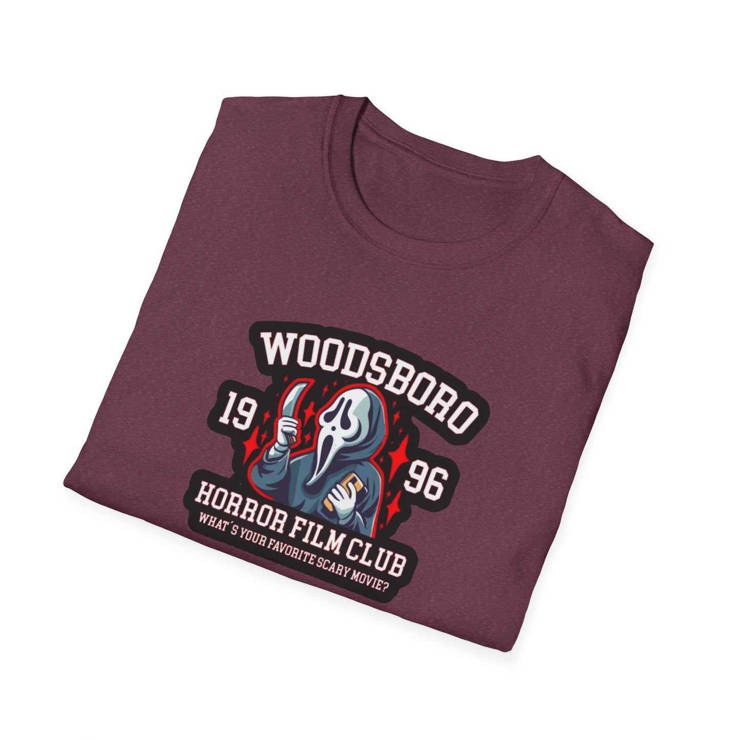 Woodsboro Horror Movie Club Unisex Softstyle Tee