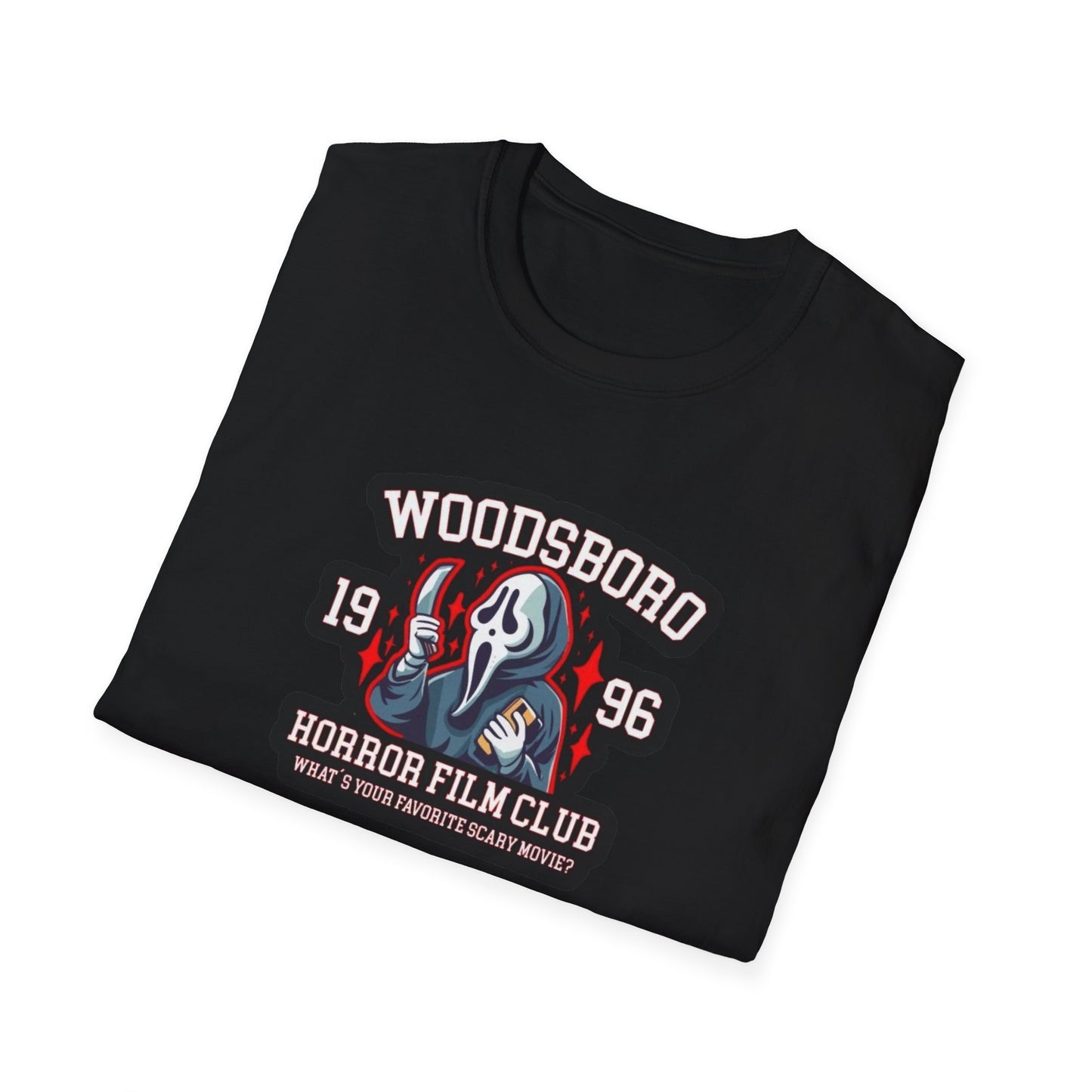 Woodsboro Horror Movie Club Unisex Softstyle Tee