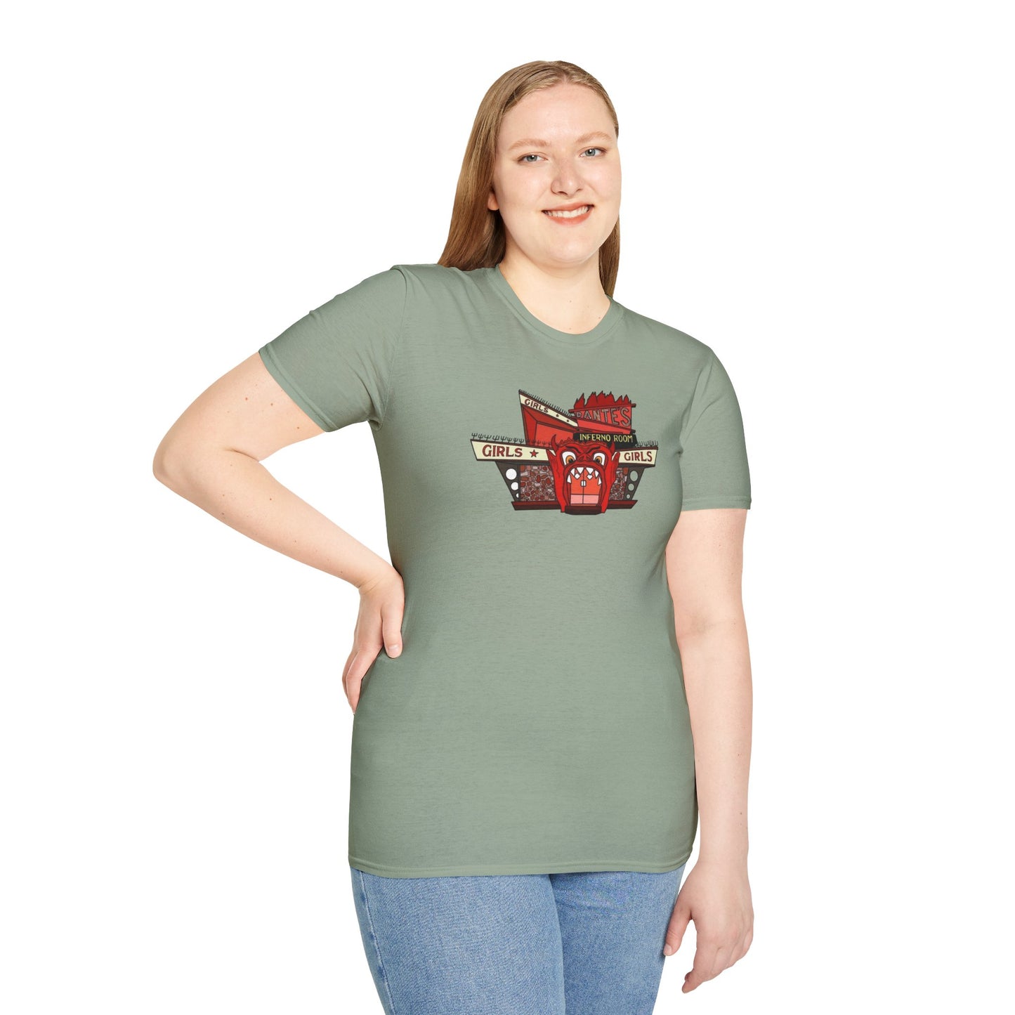 Dante's Inferno Girls Club Unisex Softstyle Tee