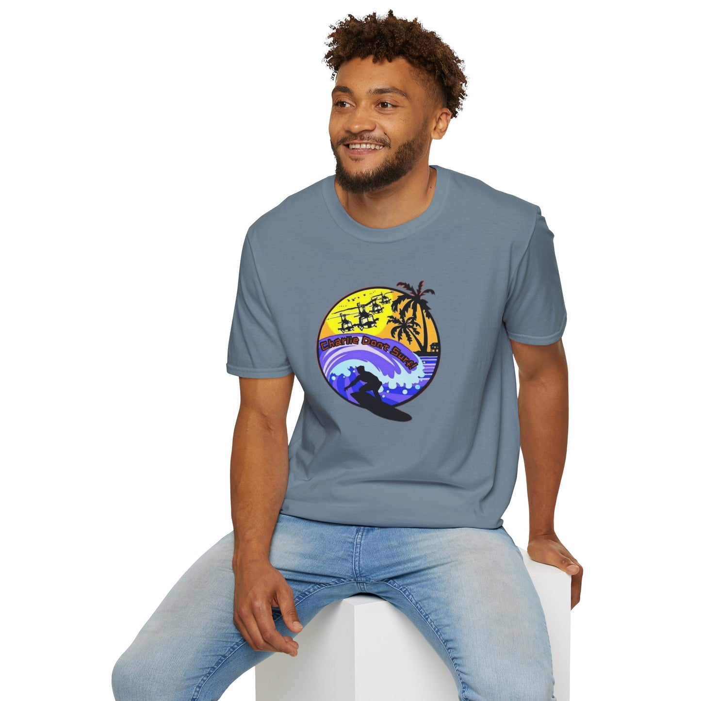 Charlie Don't Surf Unisex Softstyle Tee