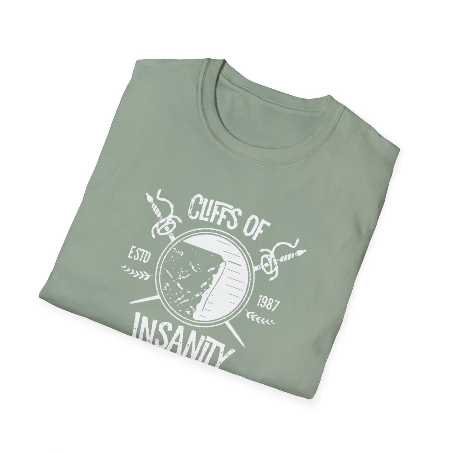 Cliffs of Insanity Climbing Club Unisex Softstyle Tee