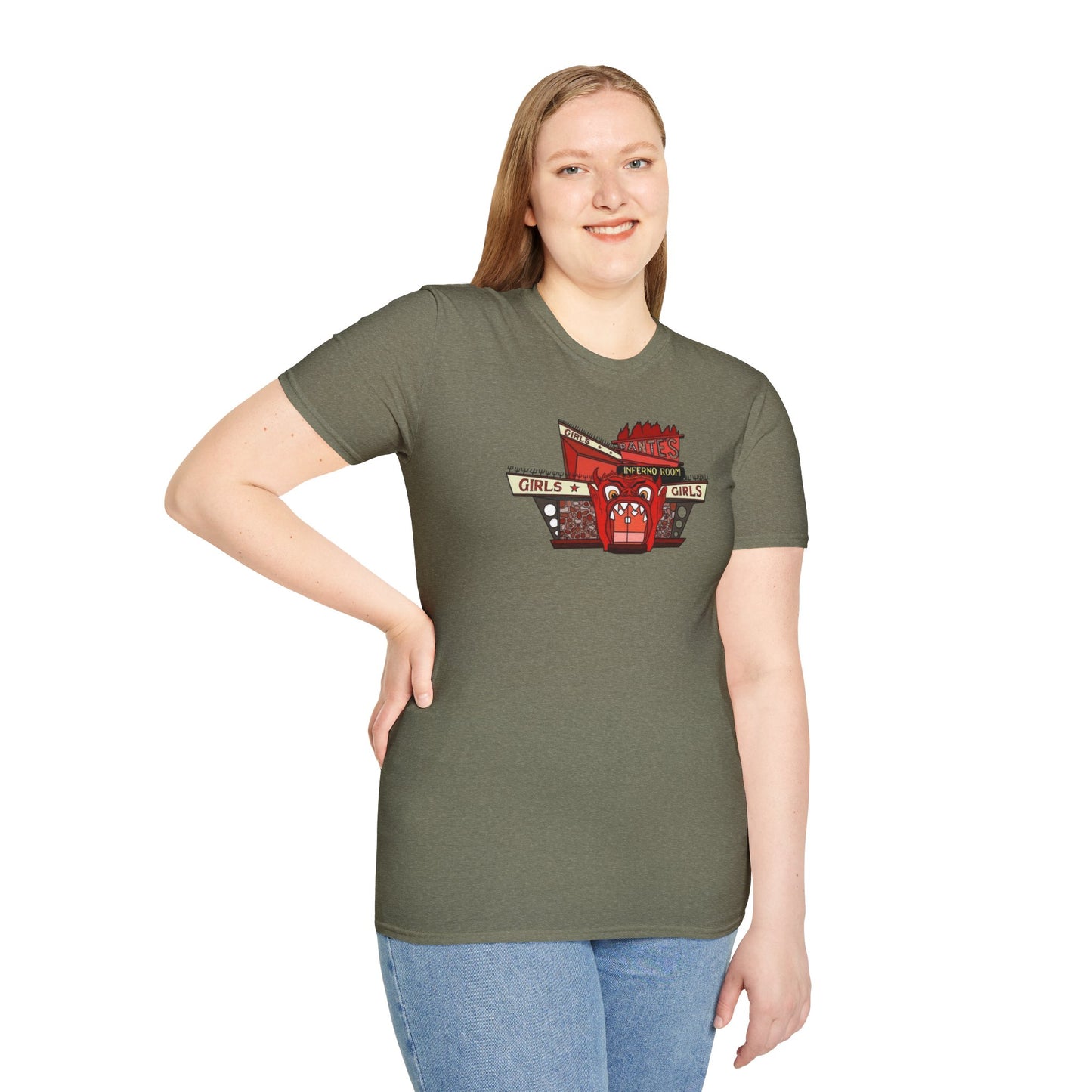 Dante's Inferno Girls Club Unisex Softstyle Tee