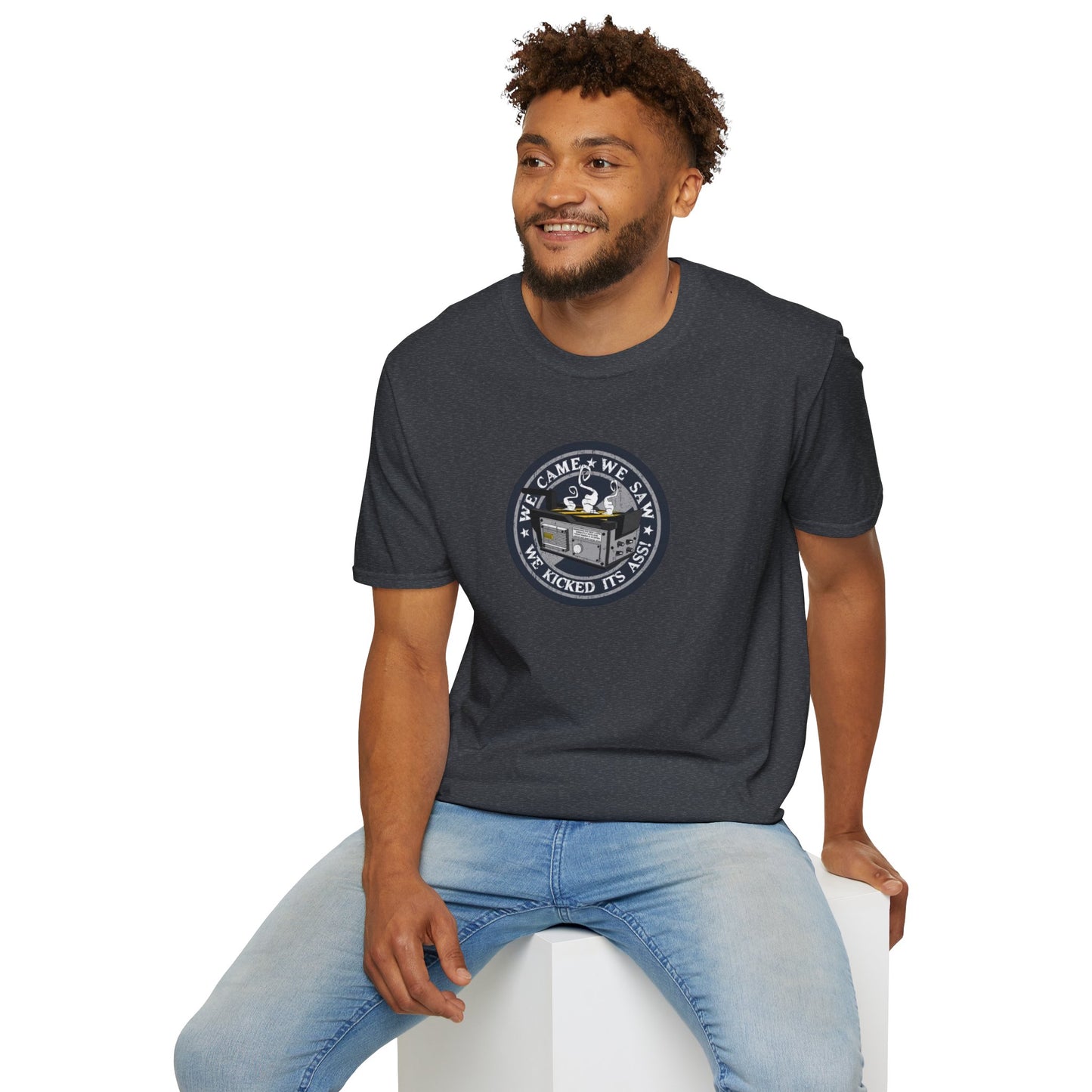 We Kicked It's Ass- Ghost Trap Unisex Softstyle Tee