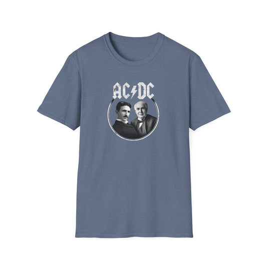 Oringinal AC/DC Tesla vs Edison Unisex Softstyle Tee