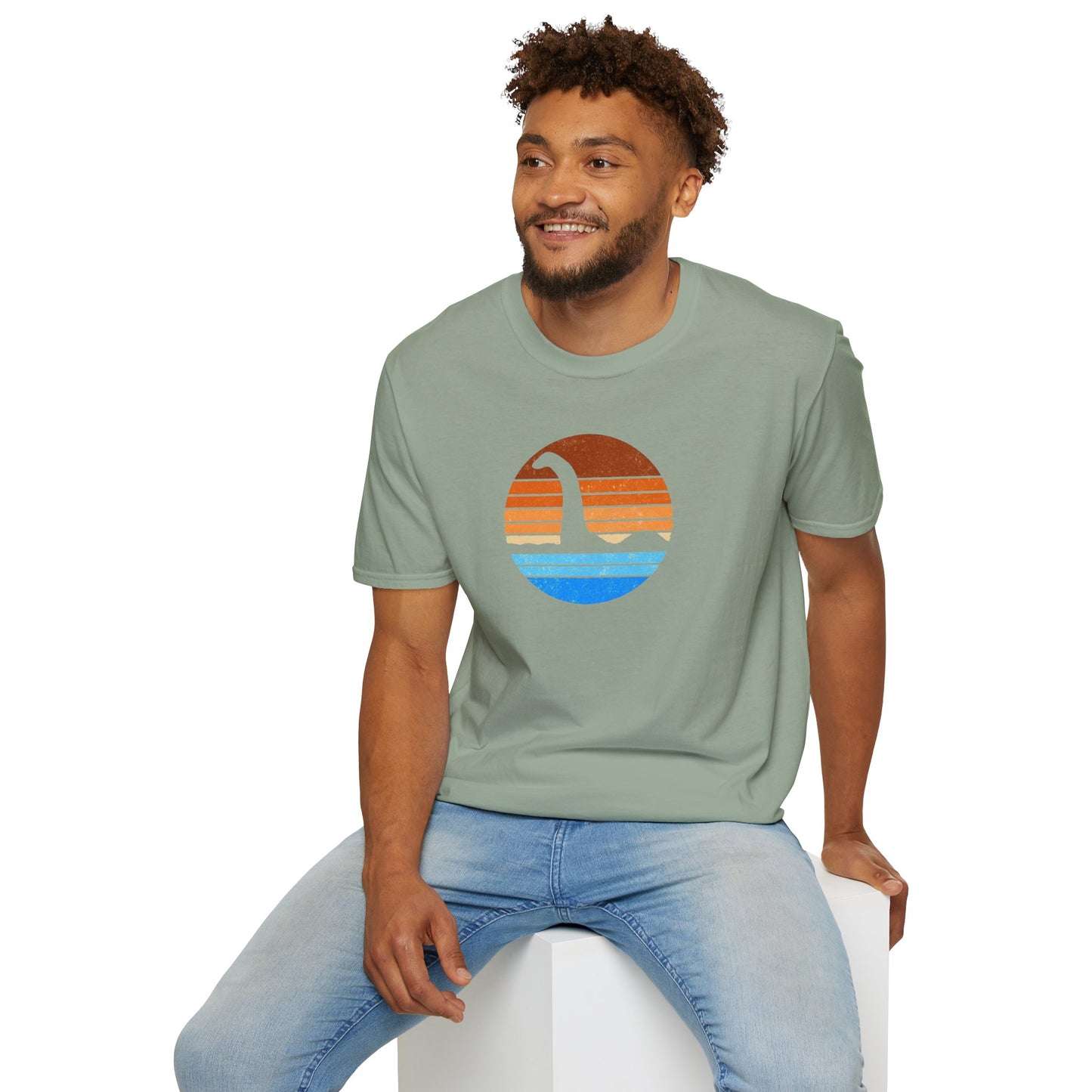 Nessy Loch Ness Monster Unisex Softstyle Tee