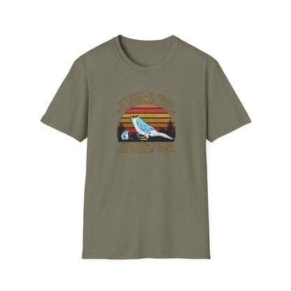 Our Pet's Head's Our Heads Are Falling Off Unisex Softstyle Tee