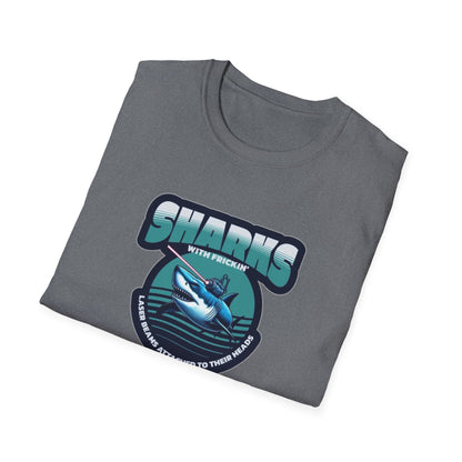 Sharks With Laser Beams Unisex Softstyle Tee