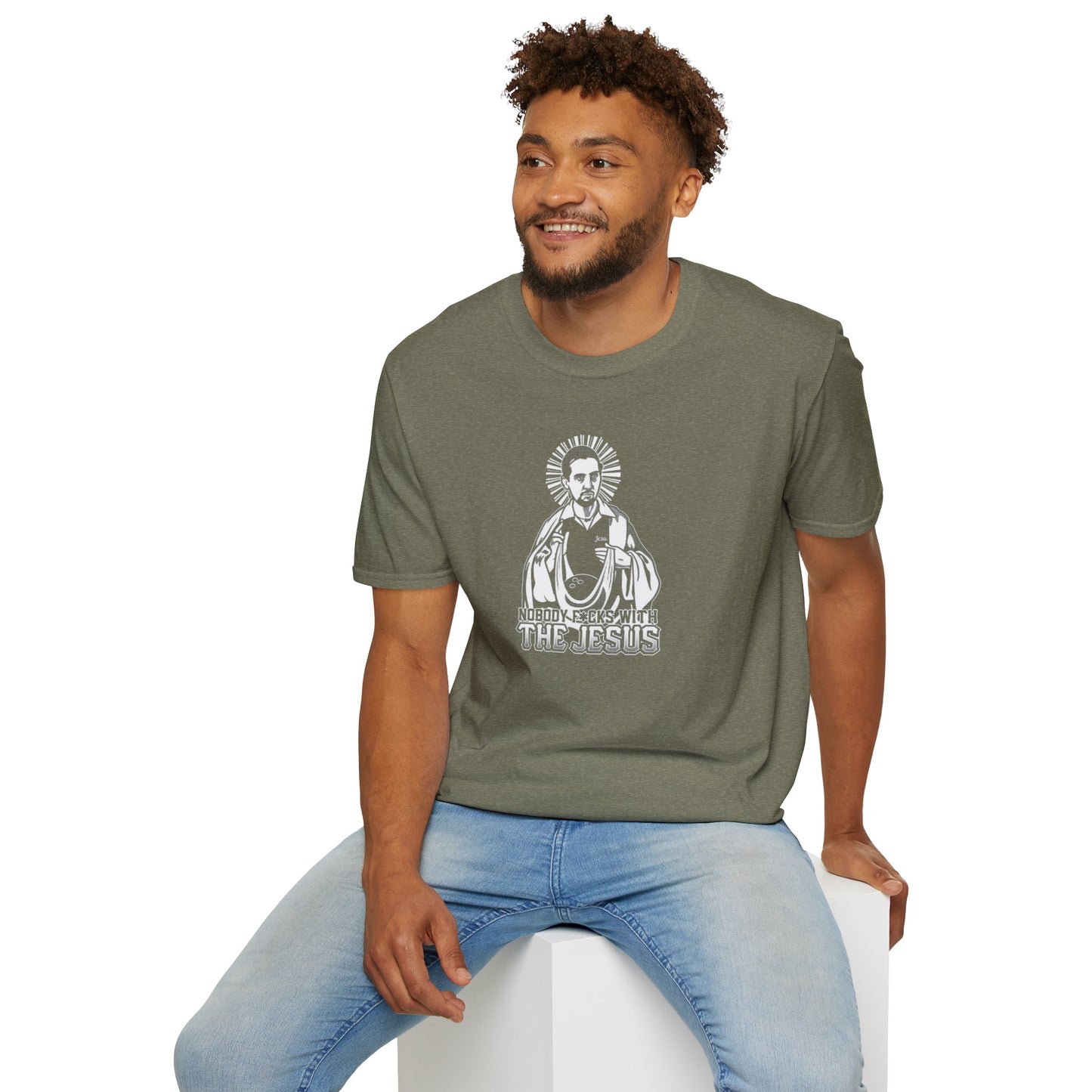 Nobody F*cks With The Jesus Unisex Softstyle Tee