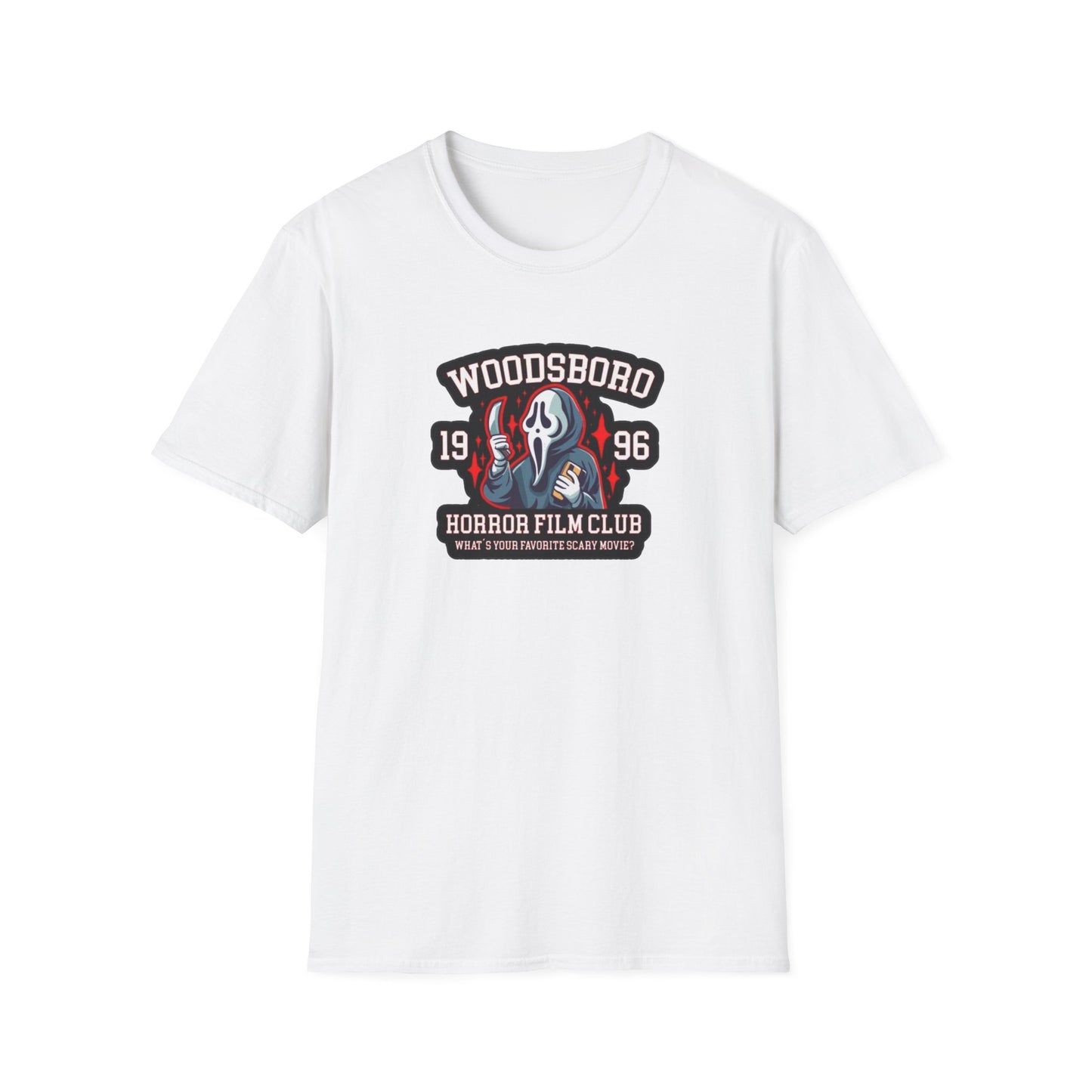 Woodsboro Horror Movie Club Unisex Softstyle Tee