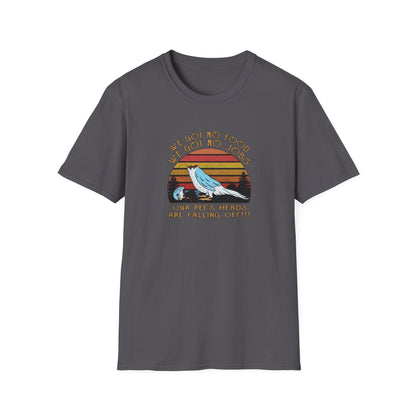 Our Pet's Head's Our Heads Are Falling Off Unisex Softstyle Tee