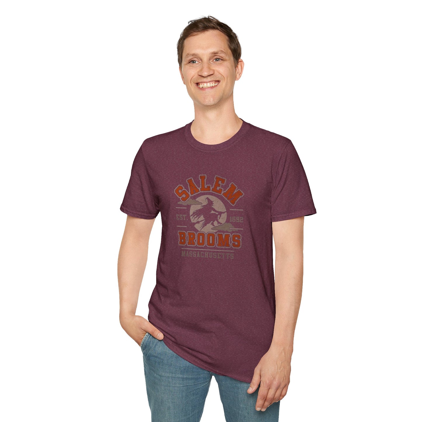 Salem Massachusetts Broom Company Unisex Softstyle Tee