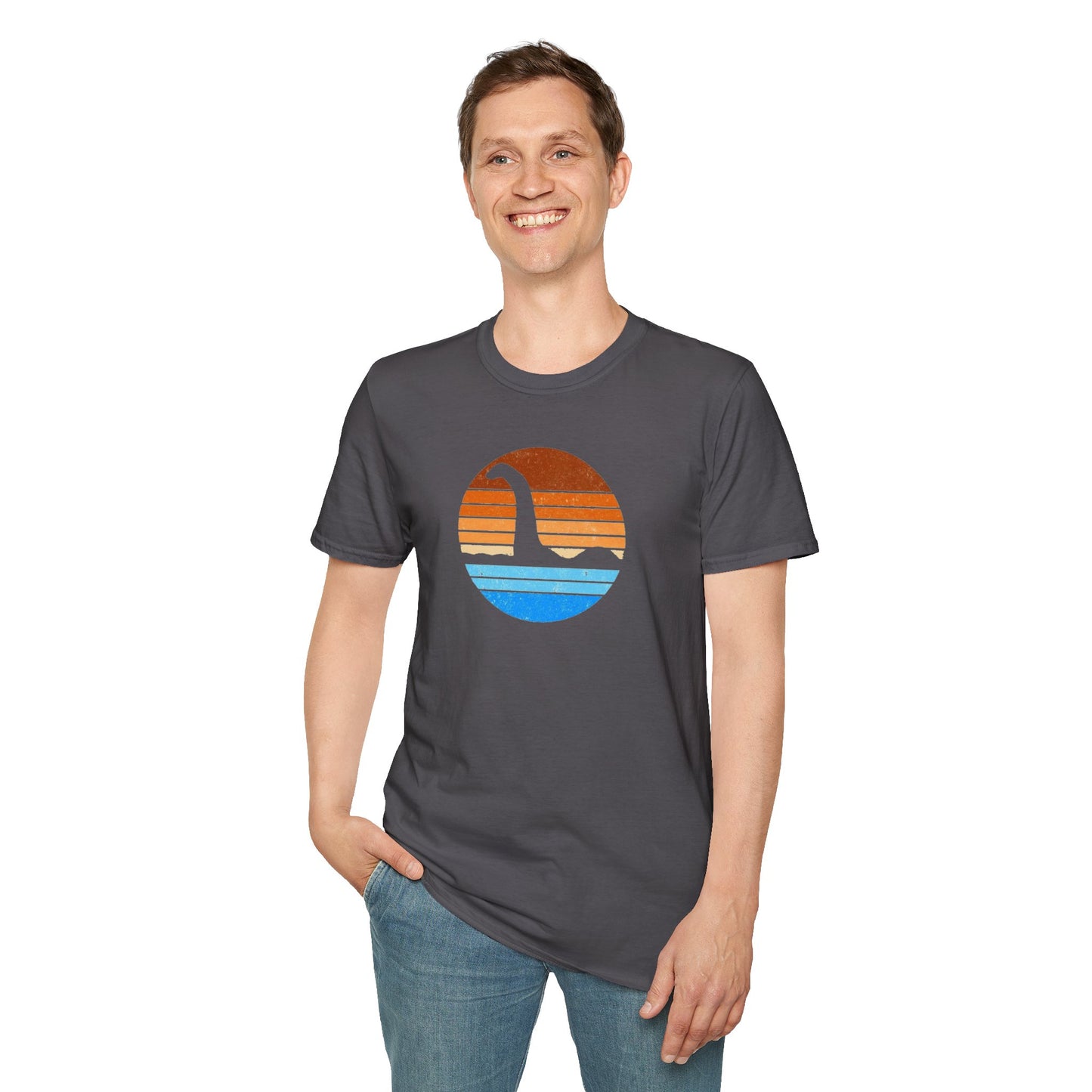 Nessy Loch Ness Monster Unisex Softstyle Tee