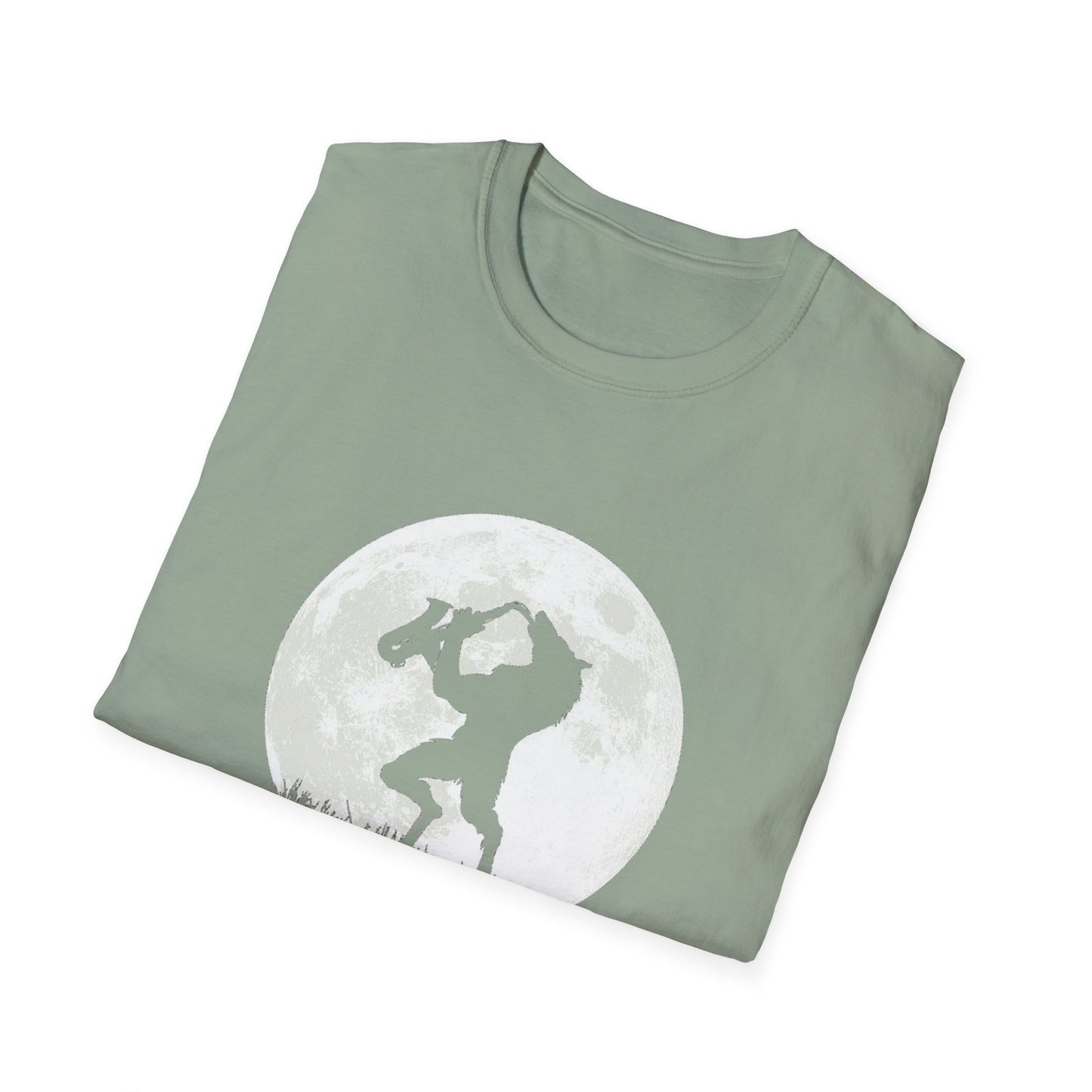 Saxy Jazz Werewolf Unisex Softstyle Tee