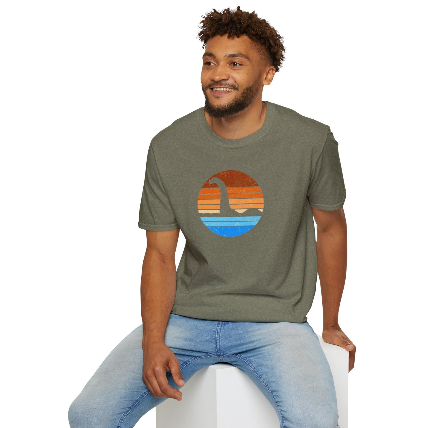 Nessy Loch Ness Monster Unisex Softstyle Tee