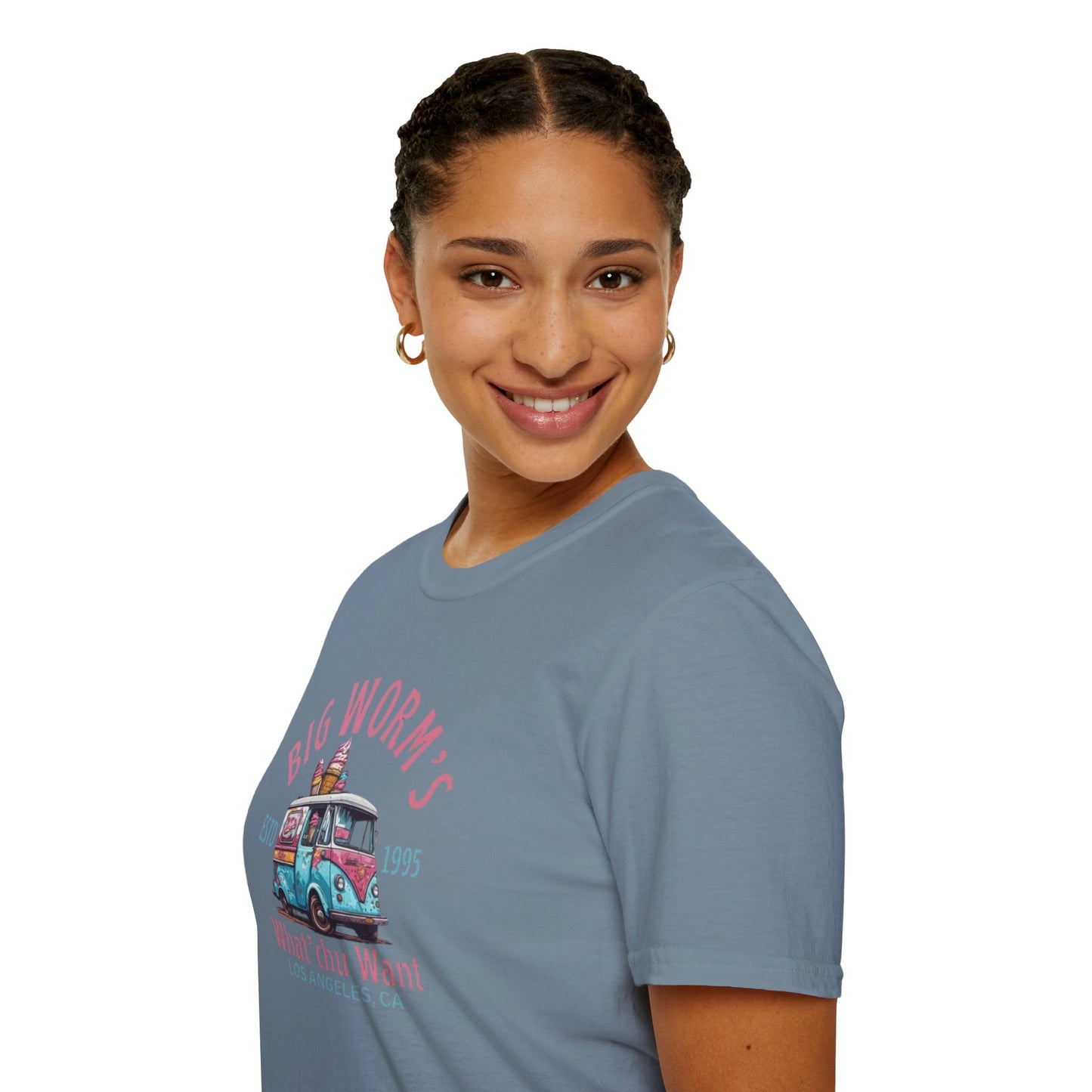 Big Worm's Ice Cream Unisex Softstyle Tee