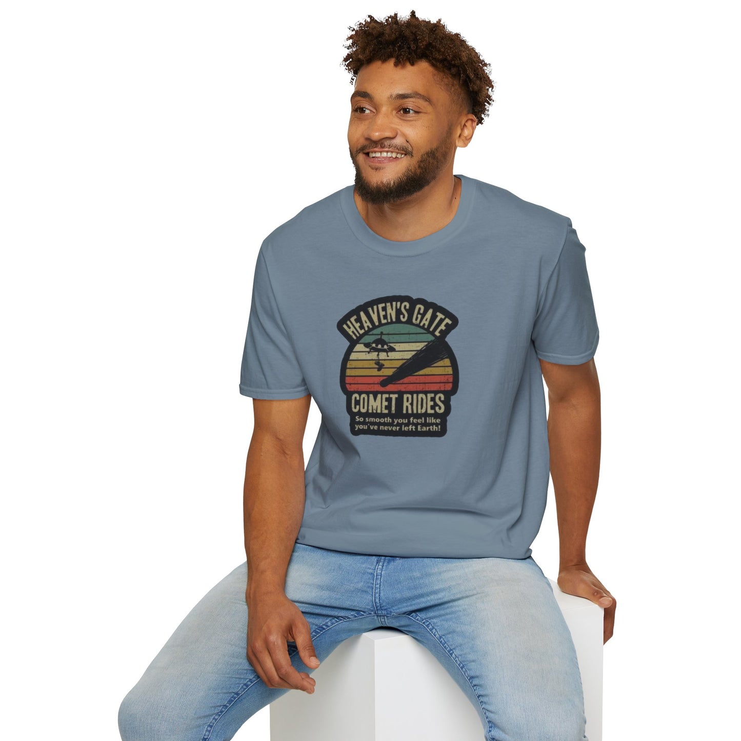 Cult Comet Rides Unisex Softstyle Tee